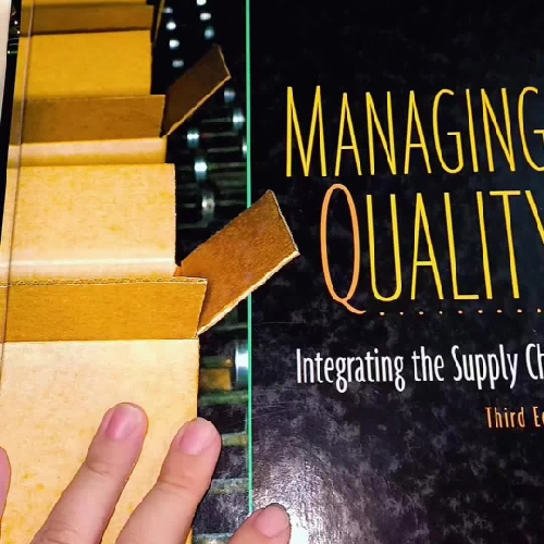 GIÁO TRÌNH Quản lý chất lượng (Tích hợp chuỗi cung ứng) - Managing Quality (bìa cứng)
