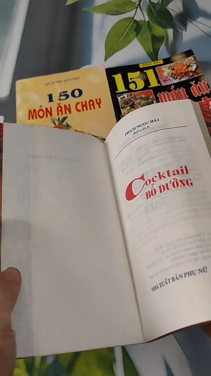 Combo Nấu Ăn: Cocktail Bỗ Dưỡng, 150 Món Chay, 151 Món Đãi Khách 727283