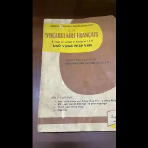 Ngữ vựng pháp văn soạn theo chủ điểm tiện dụng cho thí sinh tú tài 420625