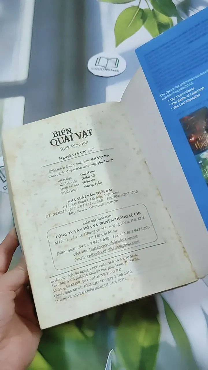 Biển Quái Vật - Phần 2 Series Percy Jackson Và Các Vị Thần Trên Đỉnh Olympus  - Rick Rior 744721