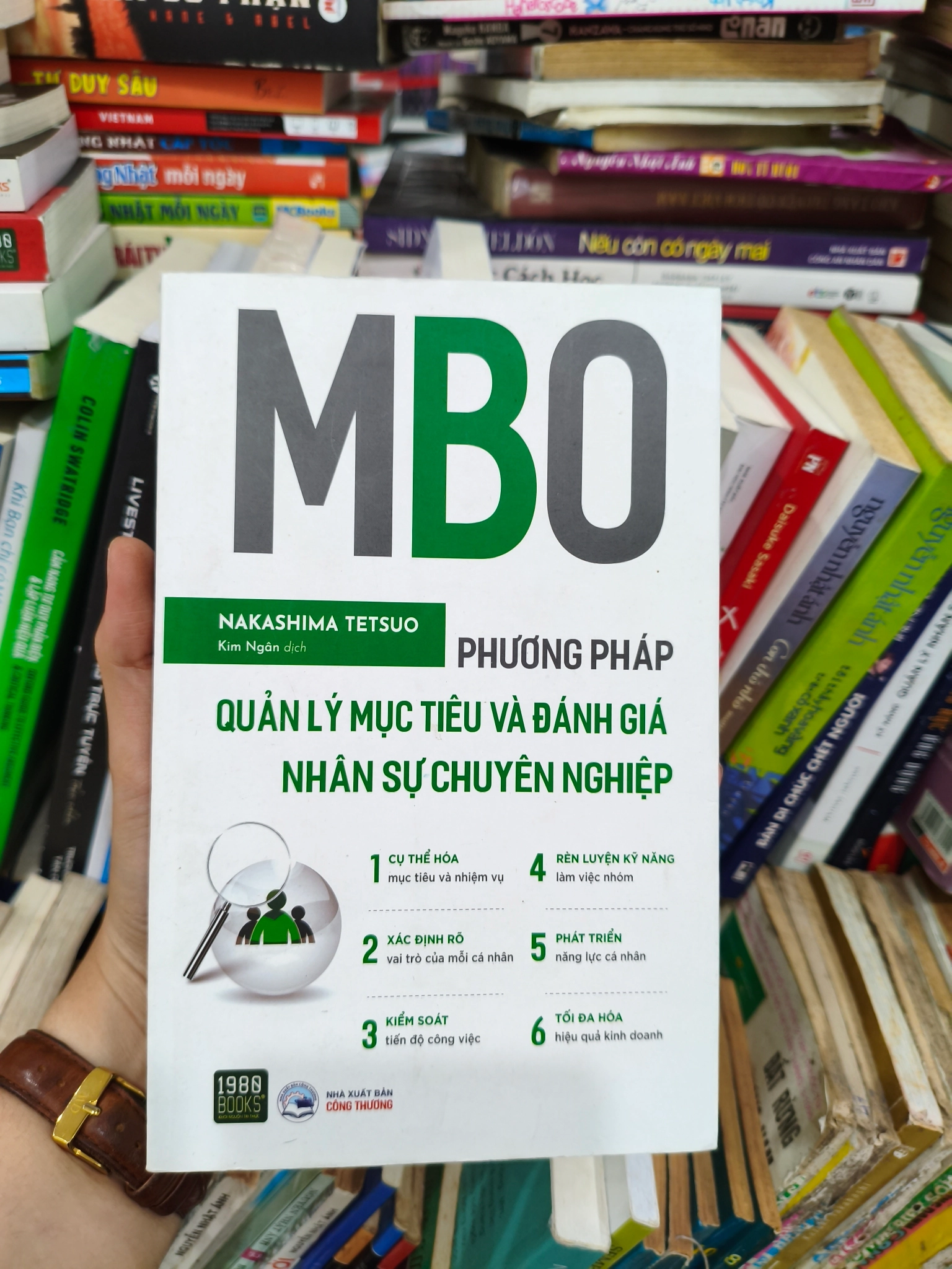 MBO- Phương pháp quản lí mục tiêu và đánh giá nhân sự chuyên nghiệp by  - Sách Book Cover - Ngọc Hiển Books