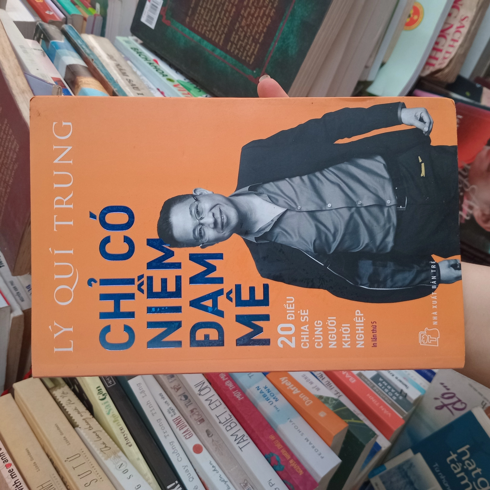 Chỉ có niềm đam mê 📚 by Lý Quí Trung - Sách Book Cover - Ngọc Hiển Books