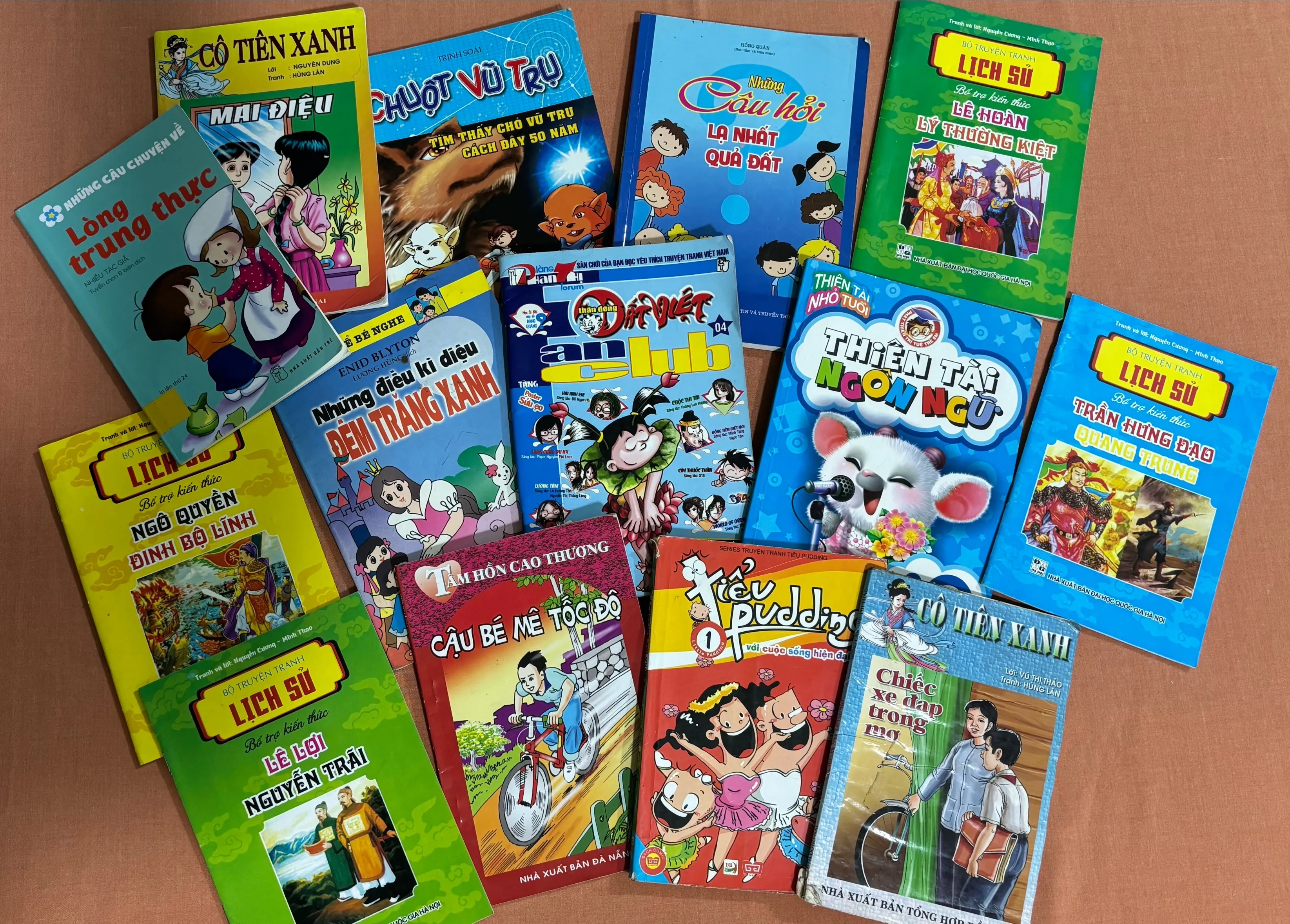 Combo 14 quyển truyện tranh thiếu nhi 🌊 by  - Sách Book Cover - Ngọc Hiển Books