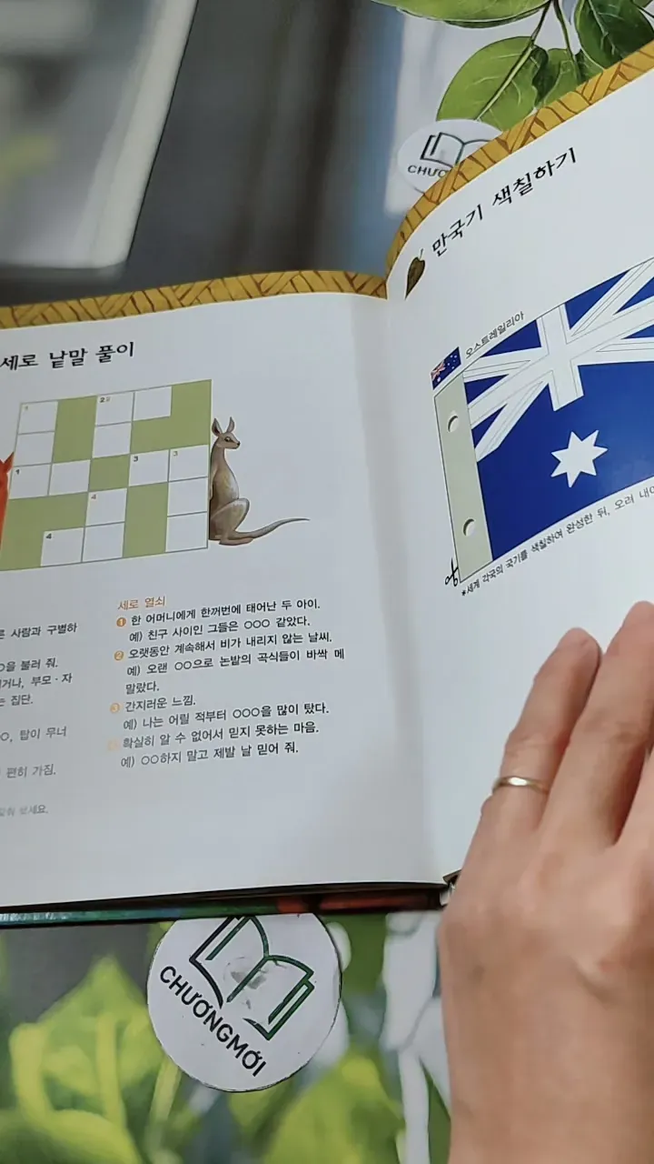 [Tặng nẹp góc] Truyện thiếu nhi Hàn Quốc: Moyamo Anu 28 -  모야모 아누와: 게으른 소년 코알라;. 캥거루의 털 732021