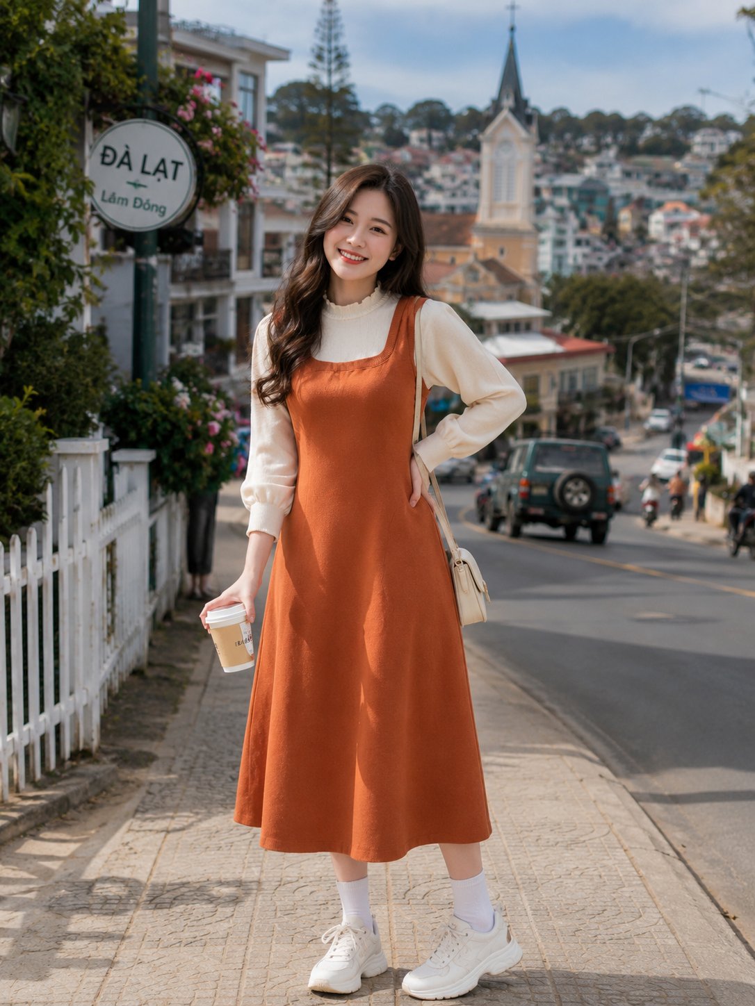 Đầm len freesize