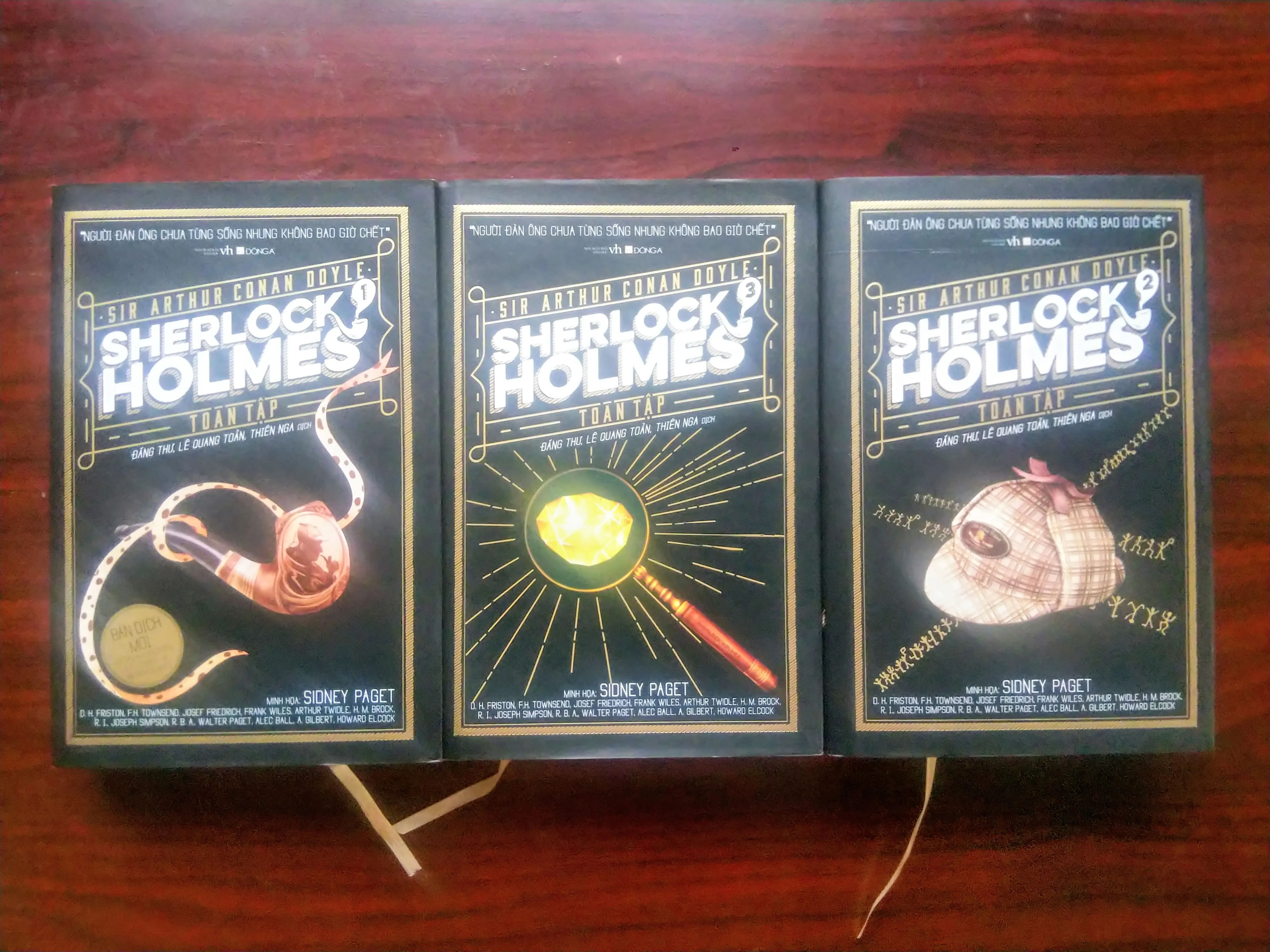 [Sách Văn Học] Sherlock Holmes Toàn Tập 1+2+3 - Bìa Cứng (Sir Arthur Conan Doyle)