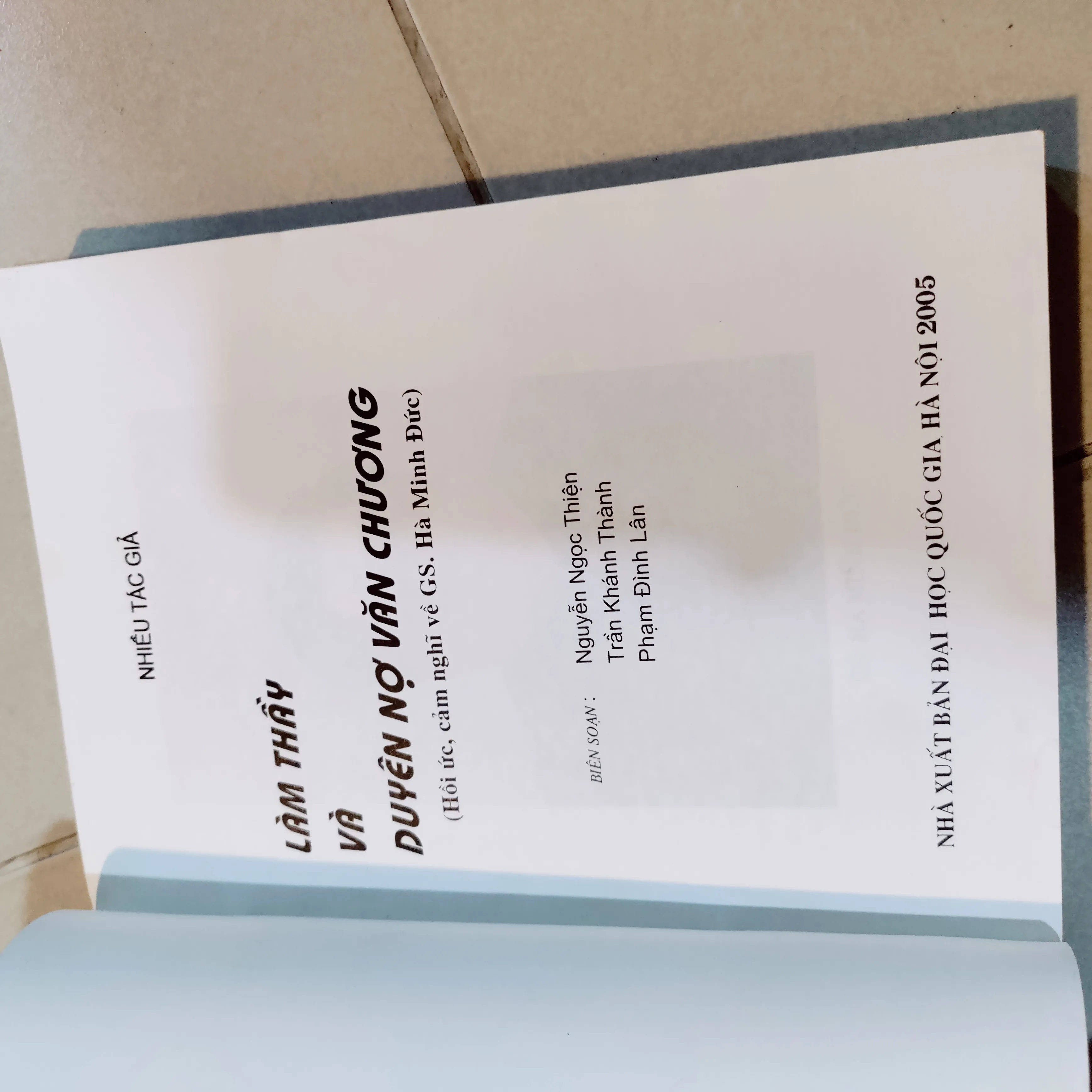 Làm thầy và duyên nợ văn chương 605368