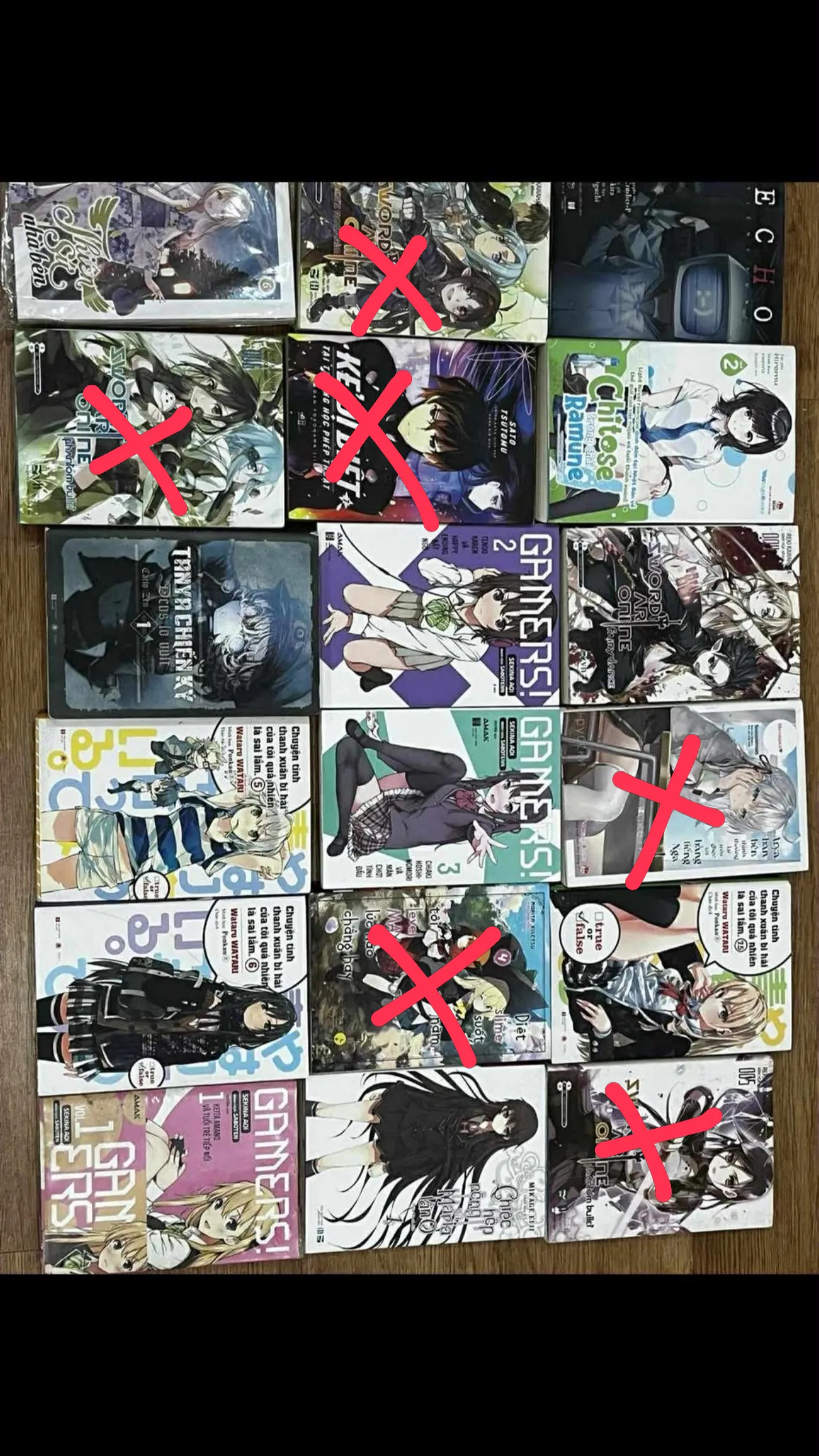 gạch đỏ đã sold out ạ.mn lấy quyển nào ib mình nhé