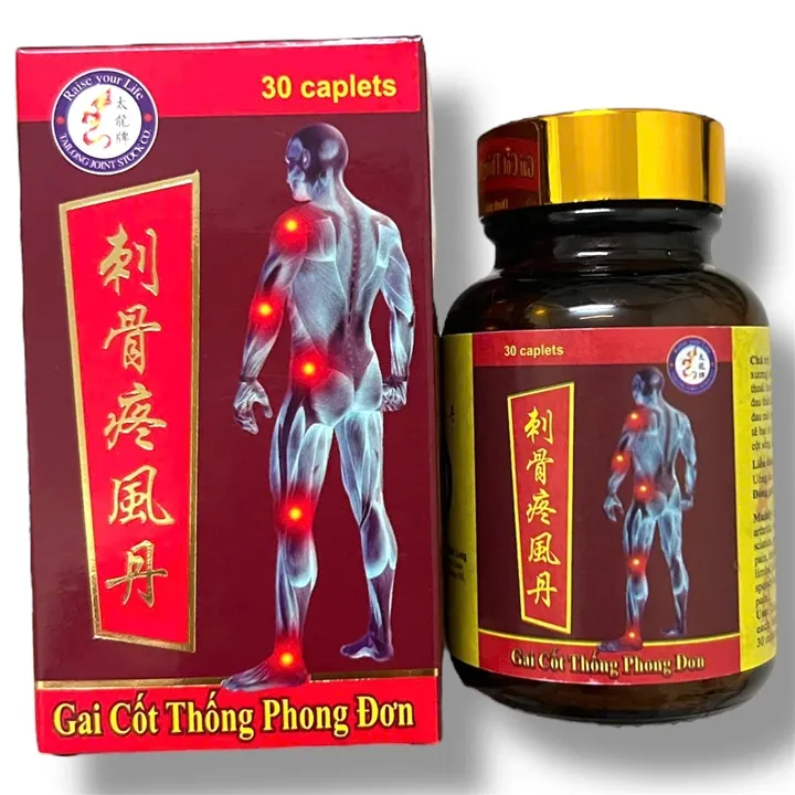 Viên uống đau nhức xương khớp Gai cốt thống phong đơn - Hộp 30 viên - Xuất xứ Malaysia