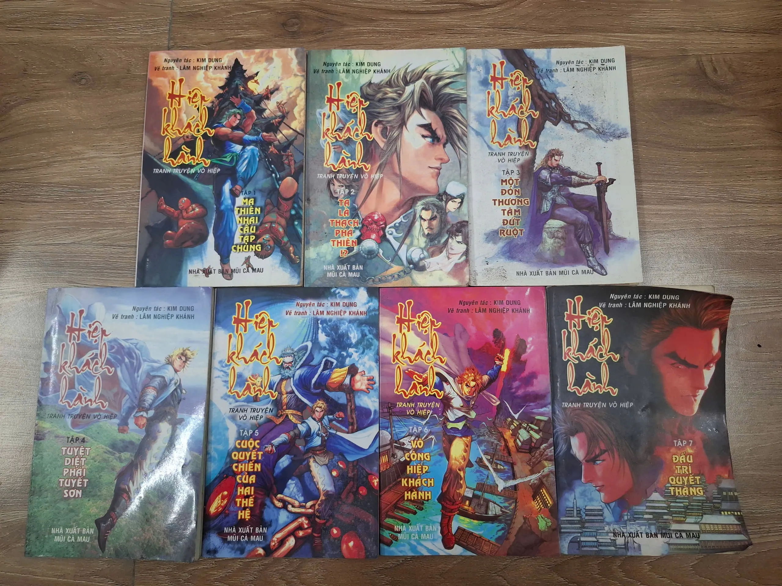 HIỆP KHÁCH GIANG HỒ (Trọn Bộ 7 Tập) – Hoàng Ngọc Lang (tác giả), Lâm Nghiệp Khánh (họa sĩ)