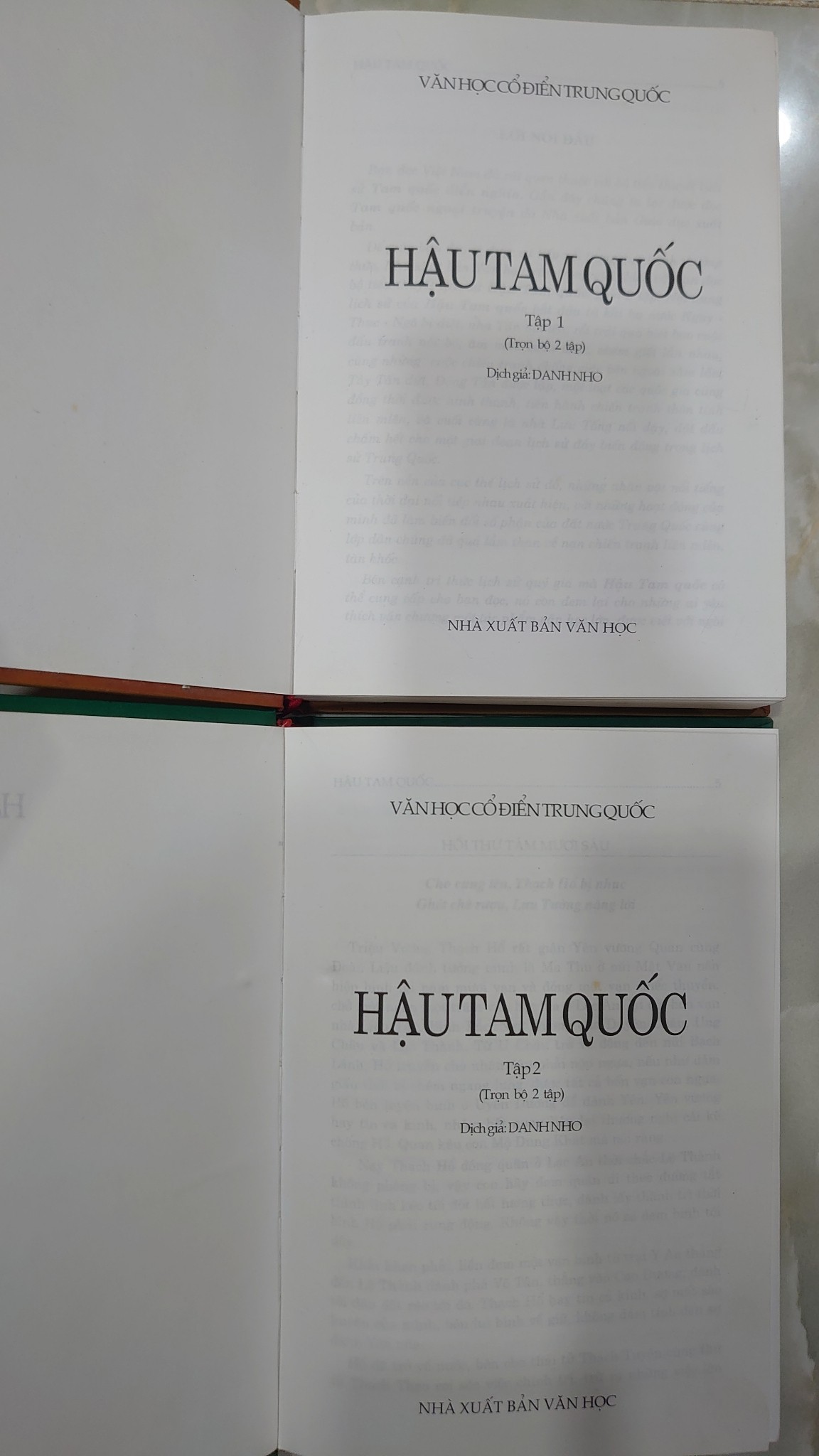 Hậu Tam Quốc  2002 (Bộ 2 Tập Bìa Cứng)
- Danh Nho 196495