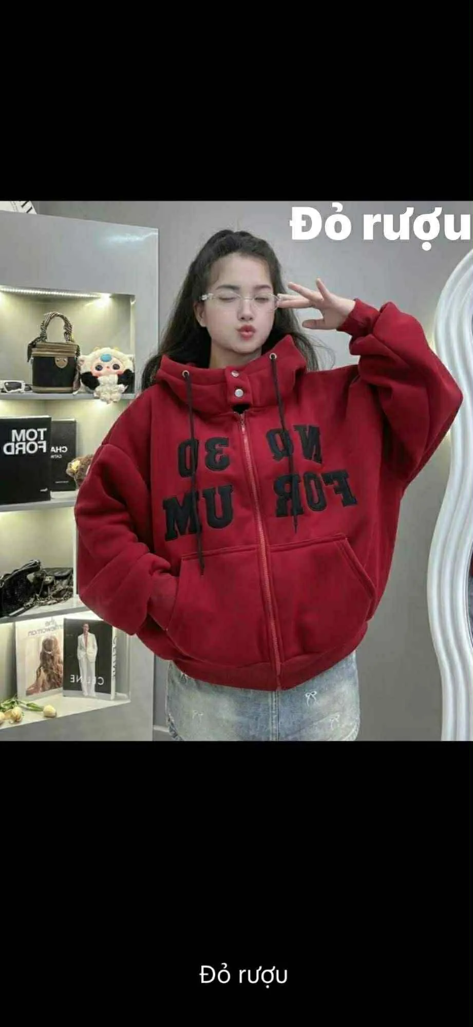 Áo khoác nỉ tay dài