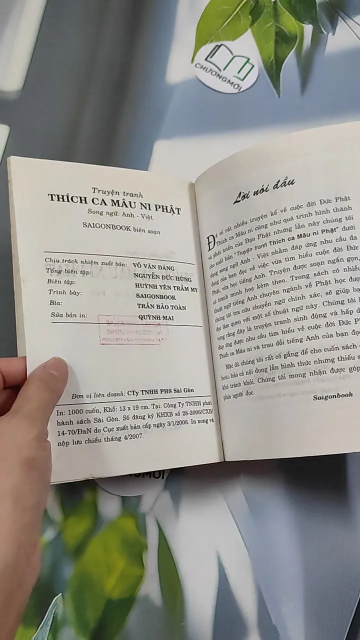 Truyện Tranh Thích Ca Mâu Ni Phật - Song Ngữ - Saigon Books 776143