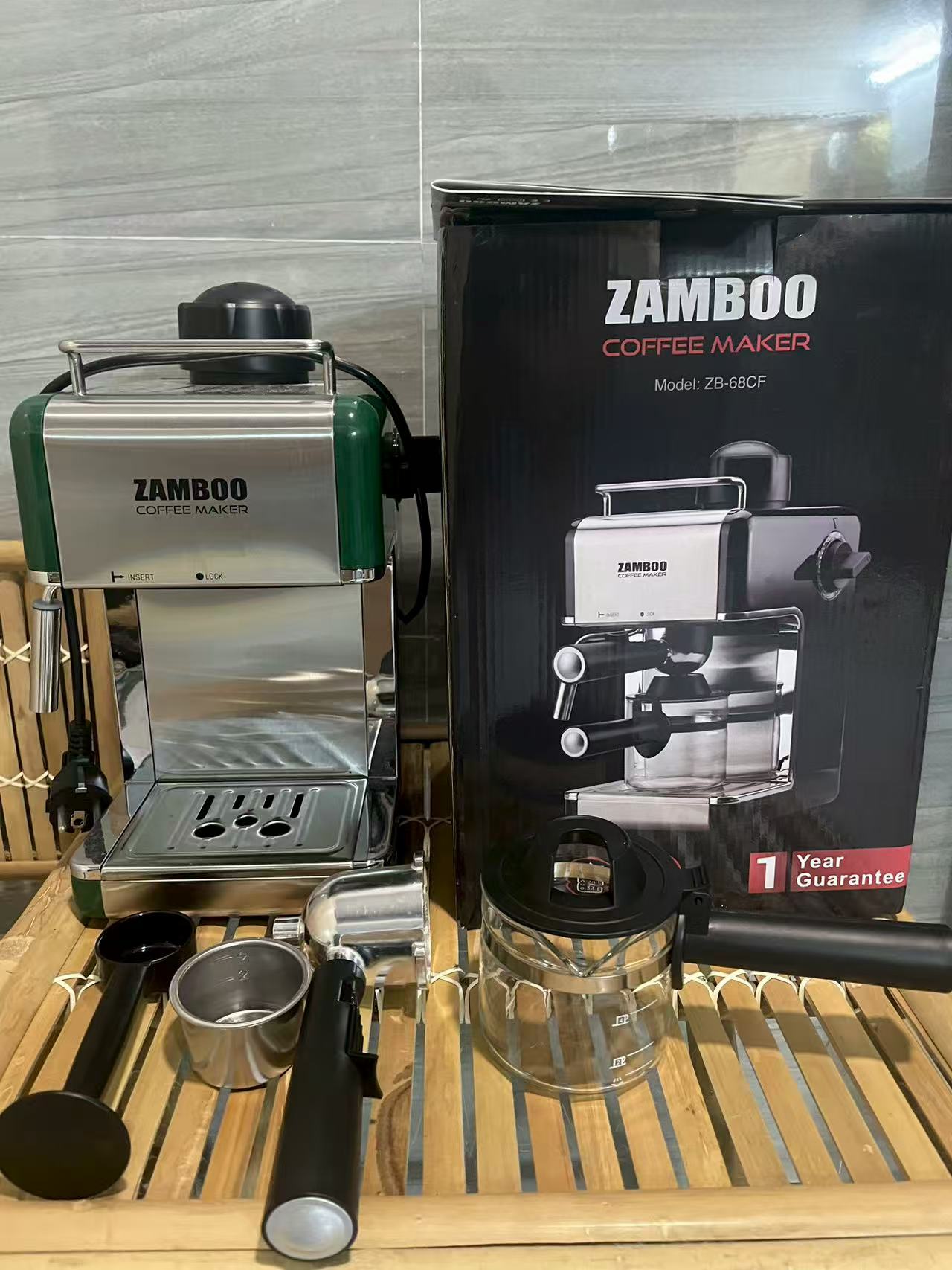 Máy Pha Cà Phê ZAMBOO ZB-68CF 540517