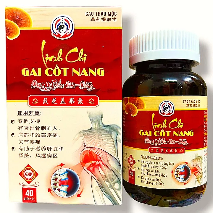Viên uống đau nhức xương khớp, tê bì chân tay Cao thảo mộc Linh chi gai cốt nang