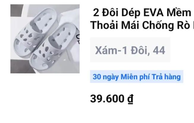 Dép nam đi trong nhà tắn