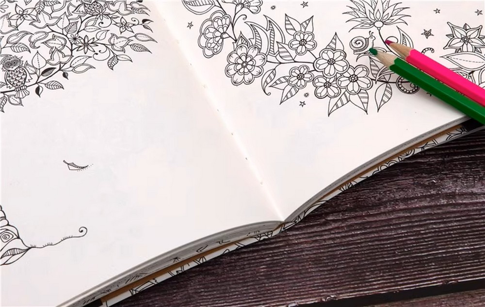 Tập Tô Màu Khu vườn bí mật Coloring Book Secret Garden 528166