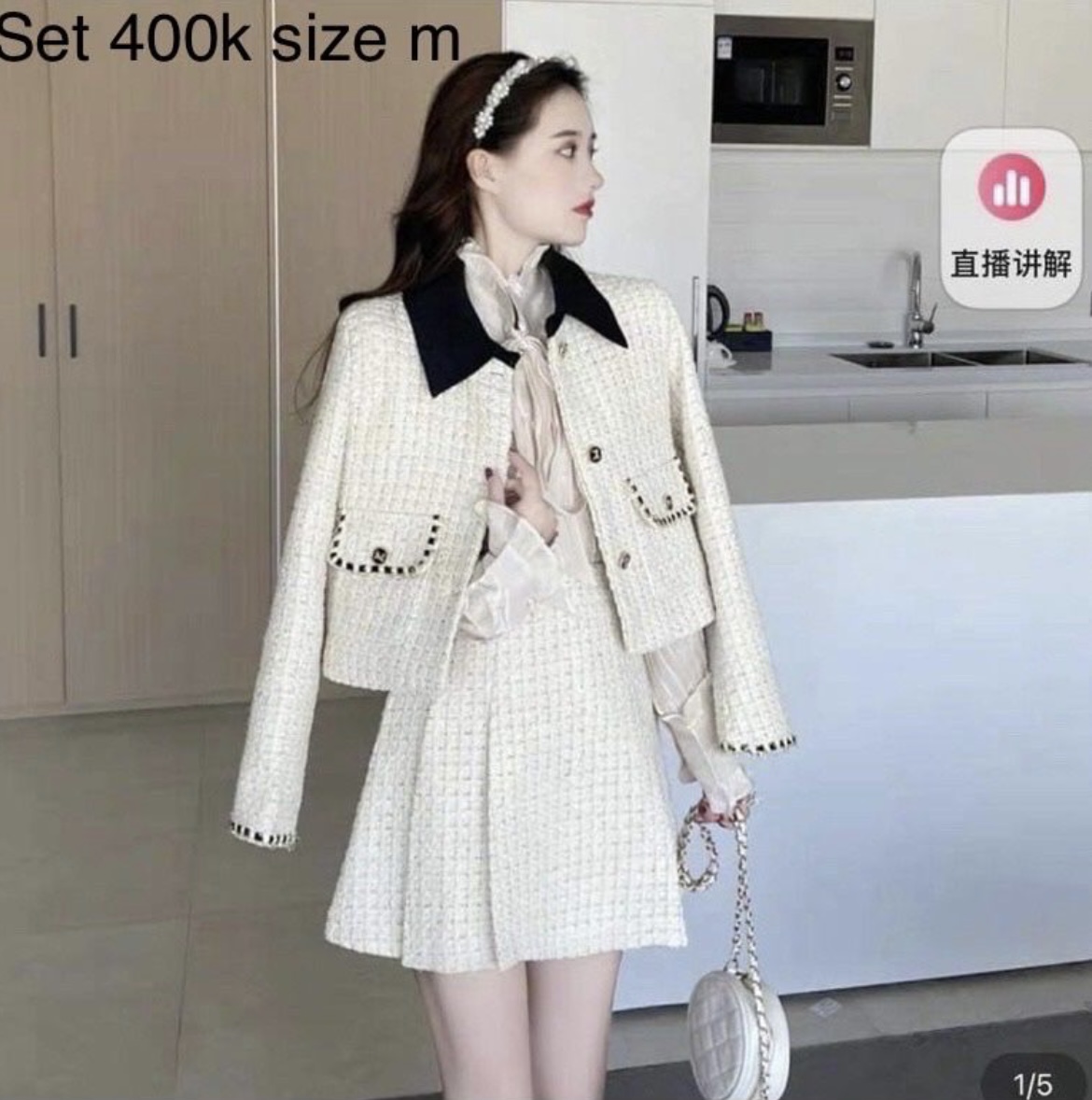 Set dạ tweet tiểu thư ulzzang size m 82576