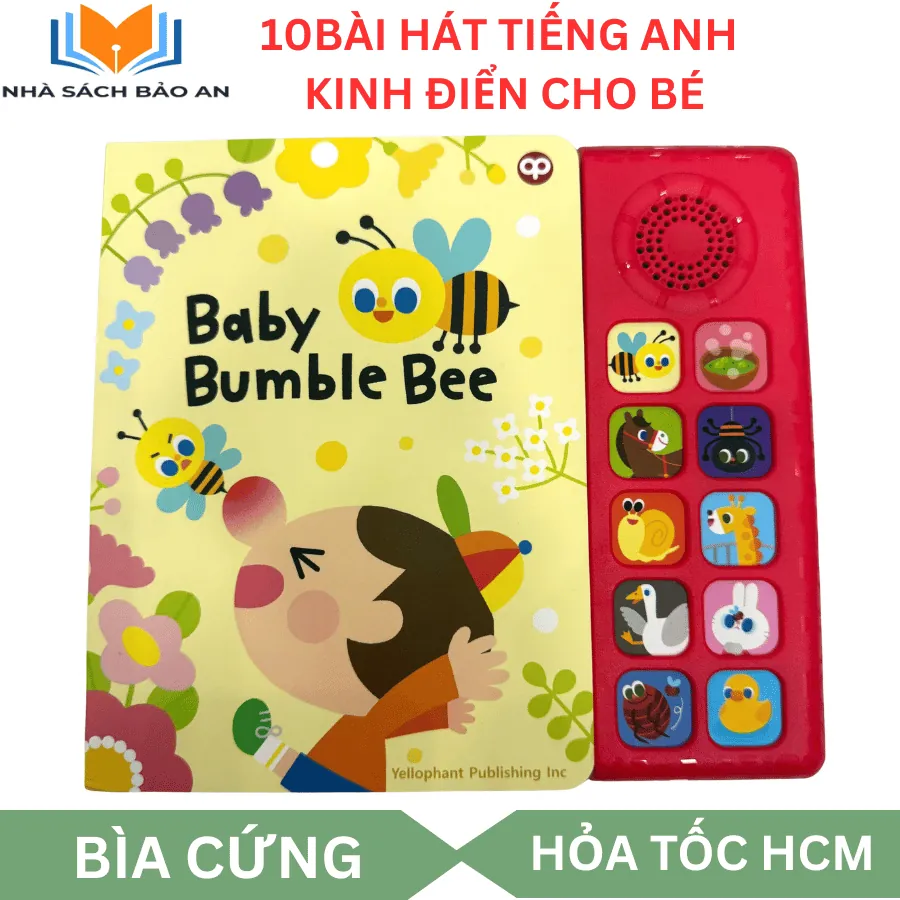 Sách nhạc tiếng anh super simple songs - Baby Bumble Bee gồm 10 bài hát tiếng anh