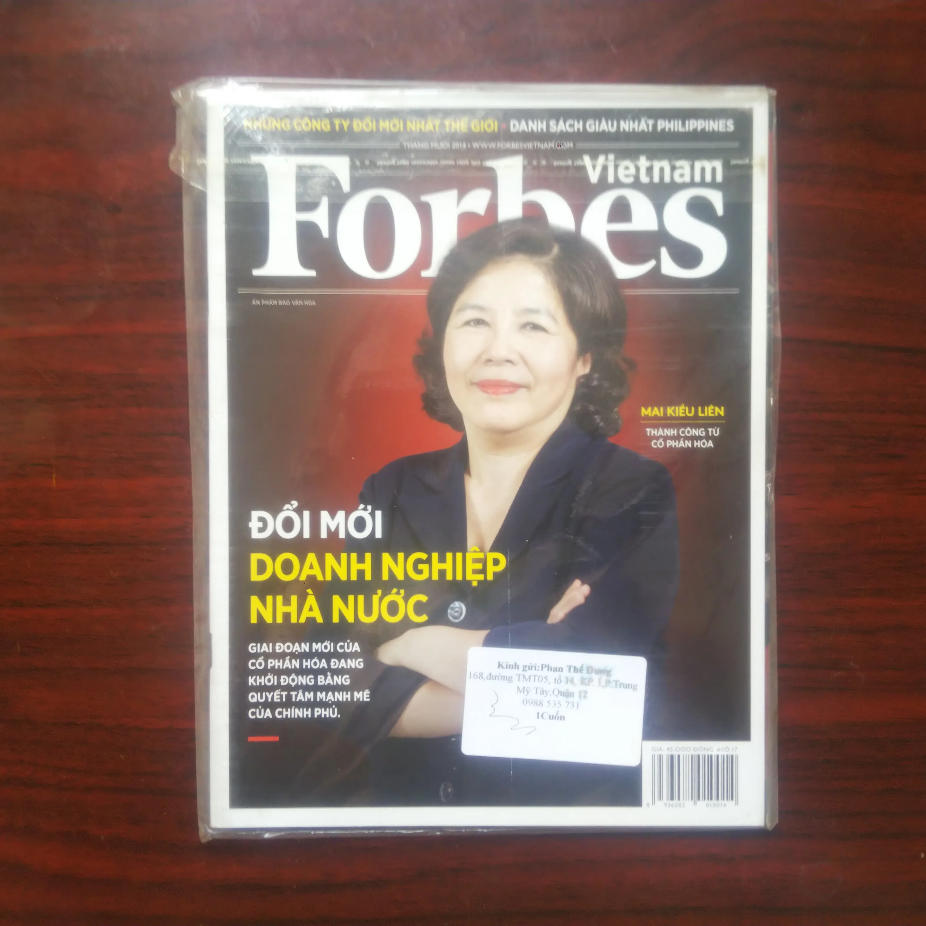 [Tạp Chí Kinh Tế] Forbes Vietnam (Số 17) Mai Kiều Liên - CEO Vinamilk