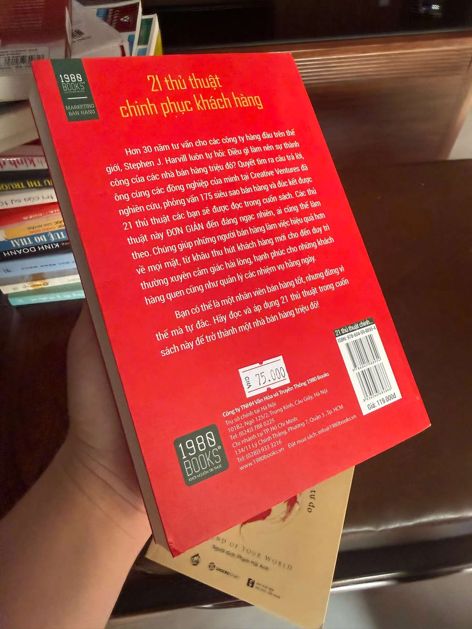 21 THỦ THUẬT CHINH PHỤC KHÁCH HÀNG – Stephen J. Harvill | K2 1001227