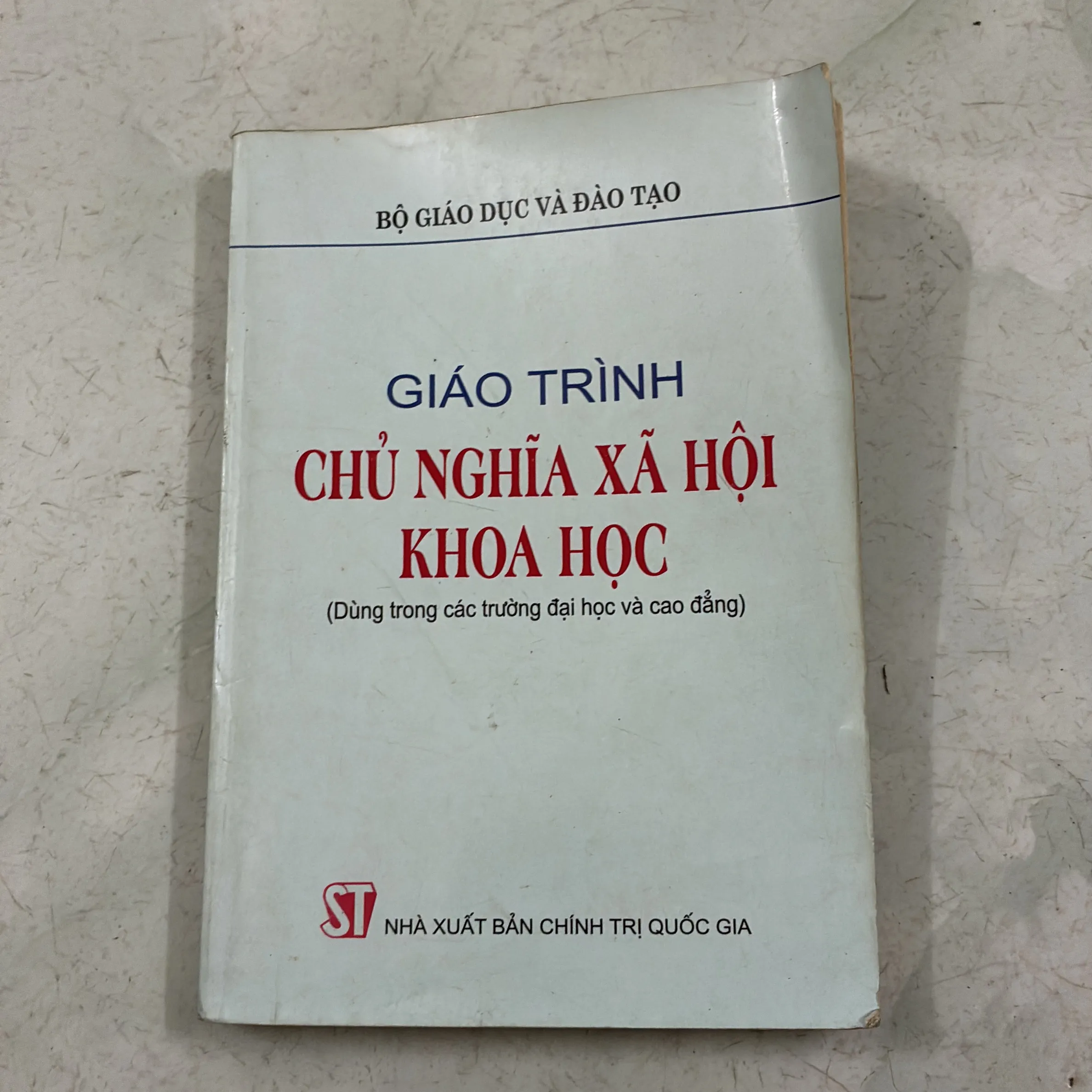 Giáo trình chủ nghĩa xã hội khoa học
