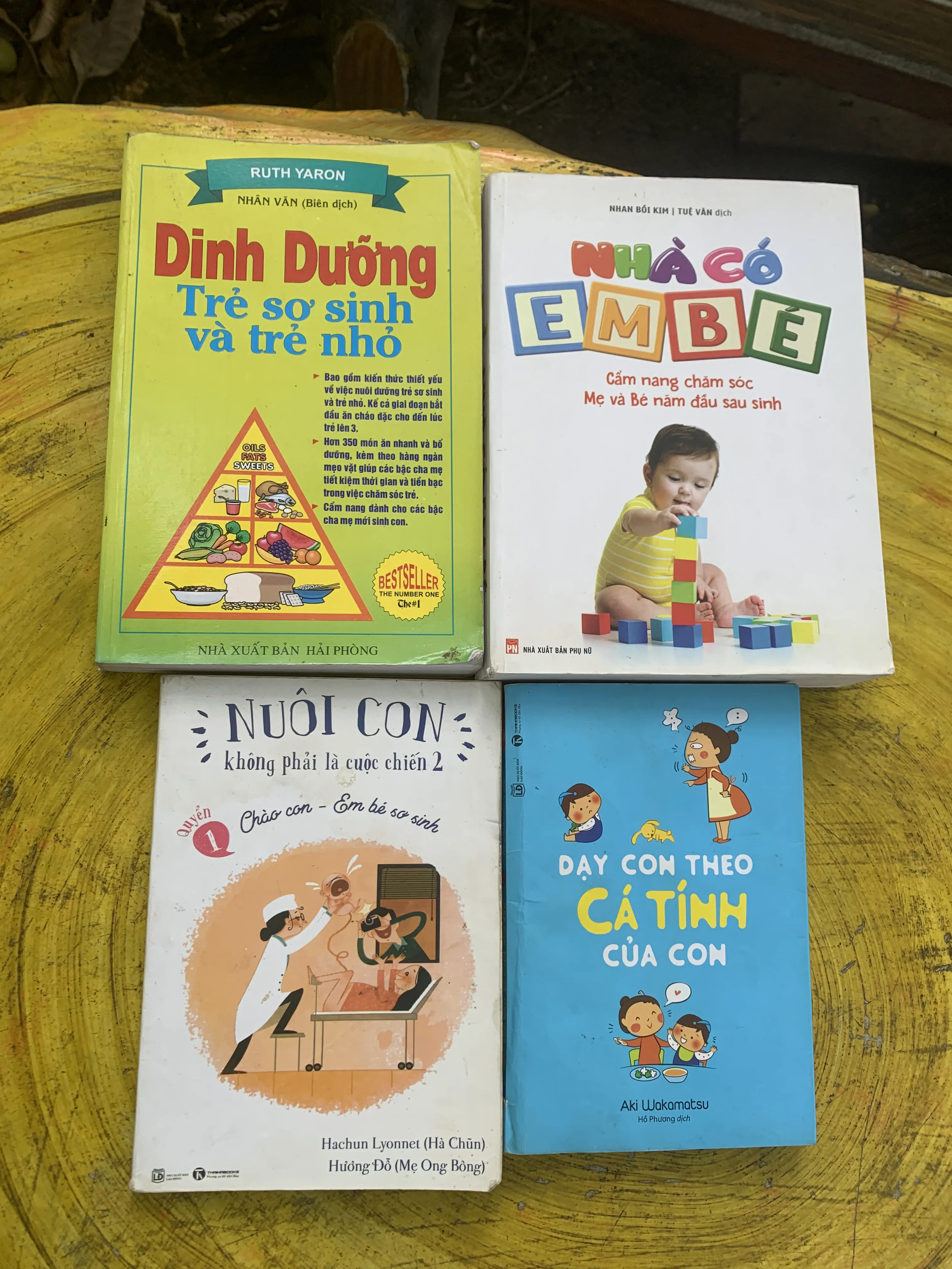 COMBO : NHÀ CÓ EM BÉ & DINH DƯỠNG TRẺ SƠ SINH VÀ TRẺ NHỎ TẶNG KÈM HAI CUỐN NUÔI CON