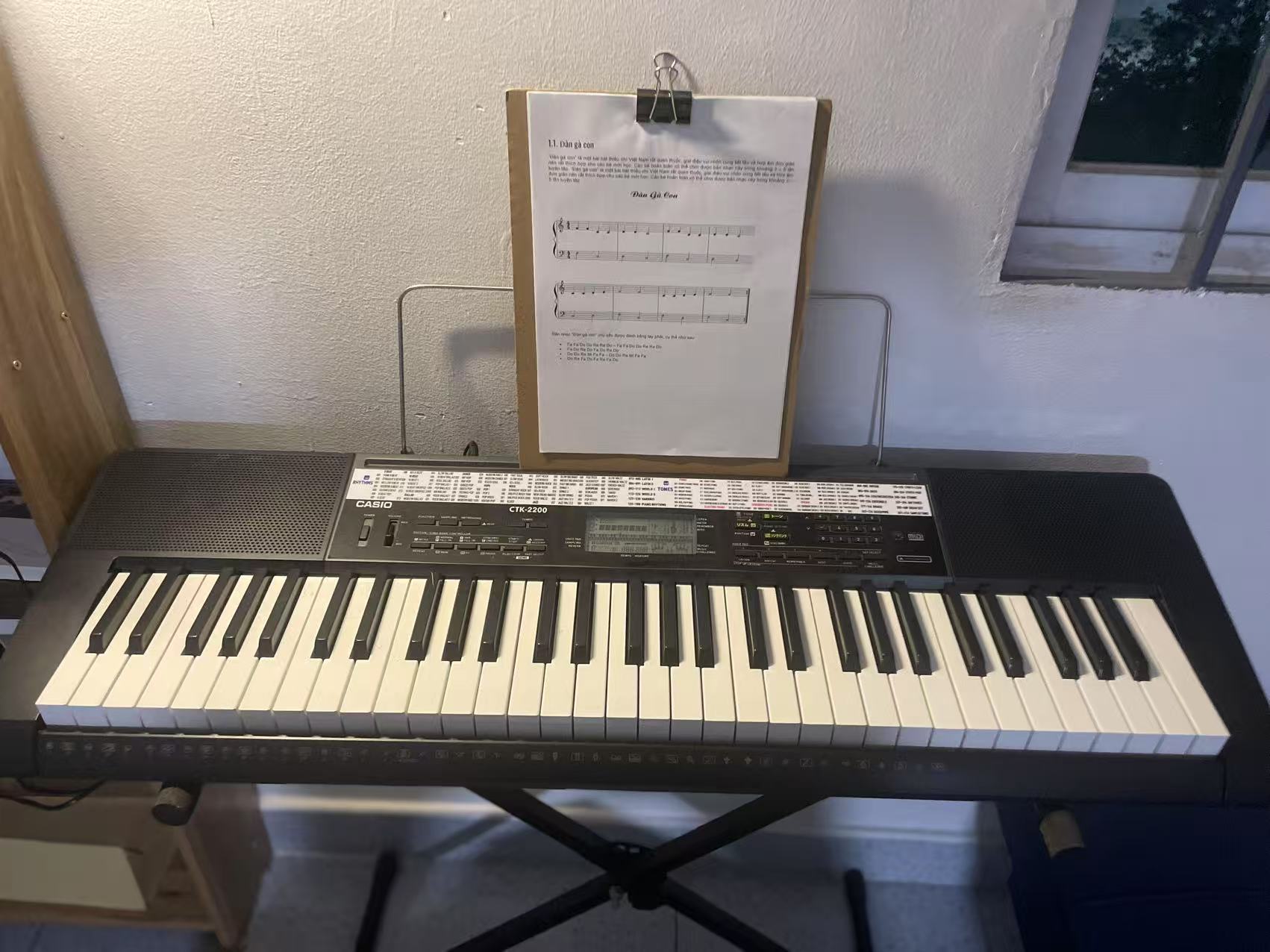 Đàn Organ NHẬT BẢN CASIO CTK-2200 KEYBOARD 61 Phím
