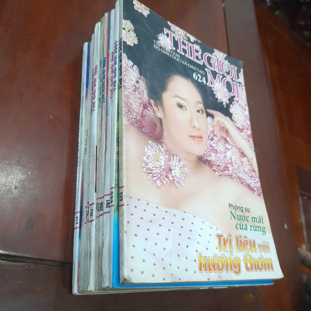 Combo 10 tạp chí THẾ GIỚI MỚI không trùng số