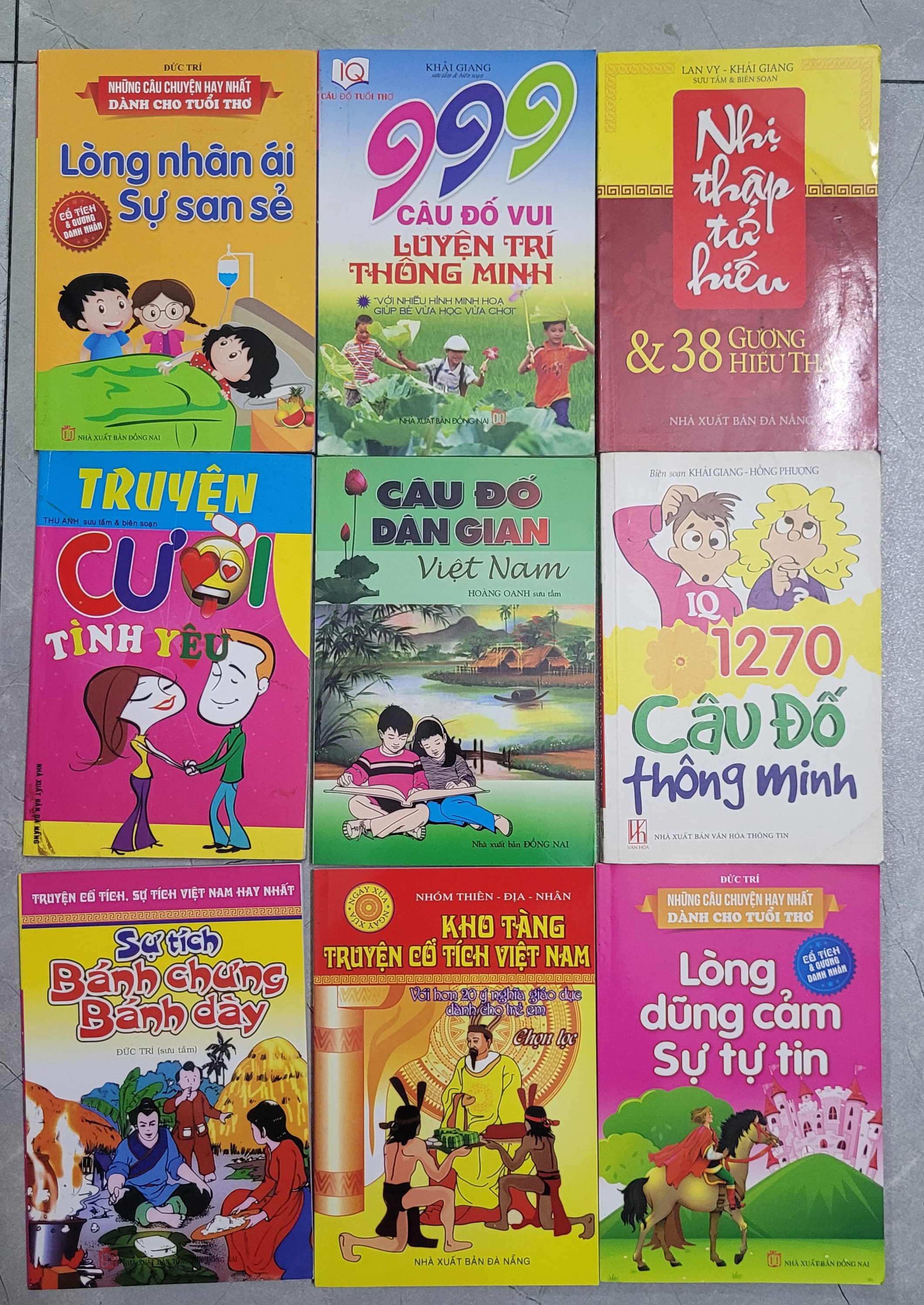 Sác truyện hay thiếu nhi 40k/1kg 9 cuốn