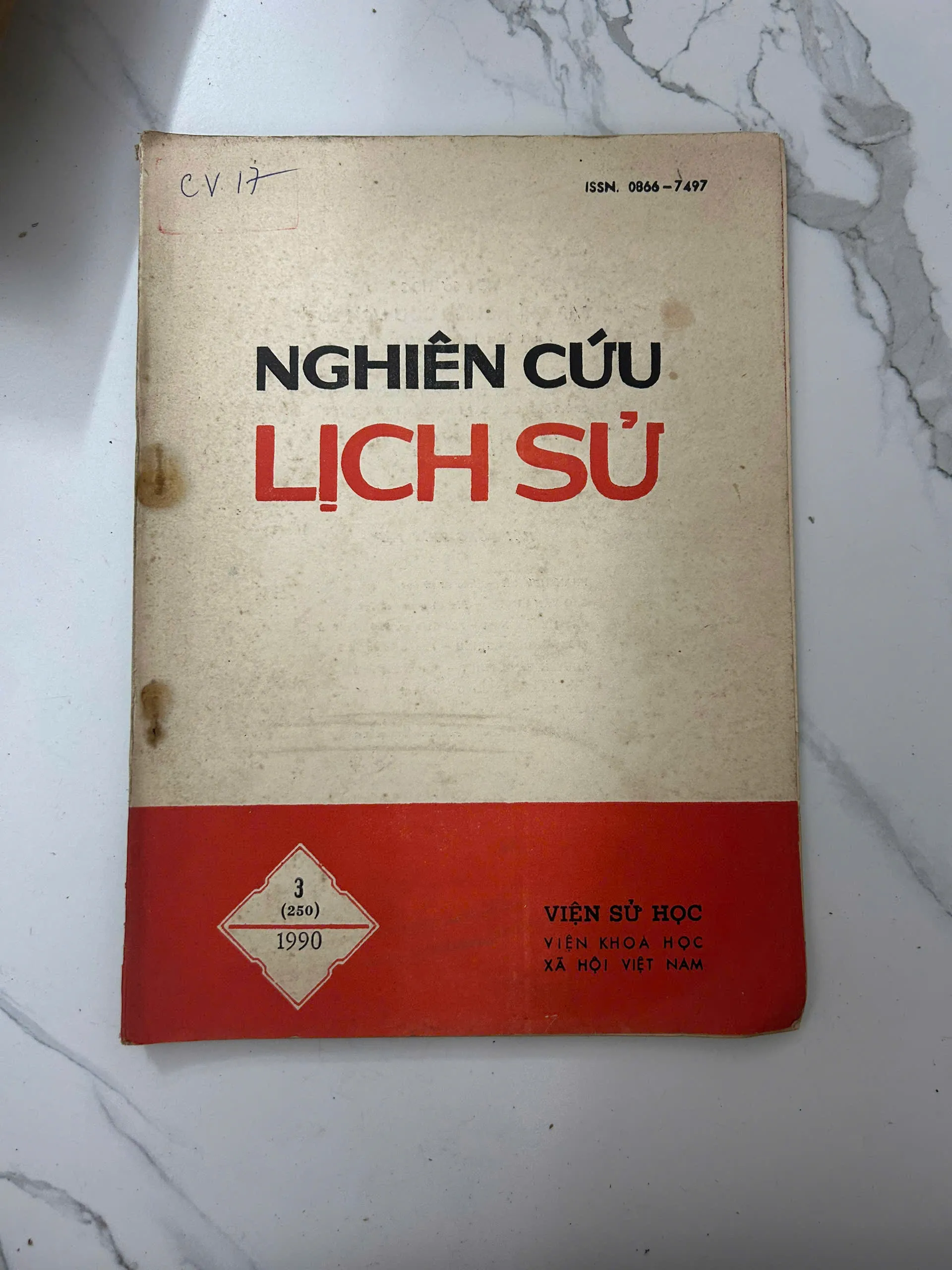 Tạp chí Nghiên cứu Lịch sử (Số 3 - 1990) - Viện Sử học