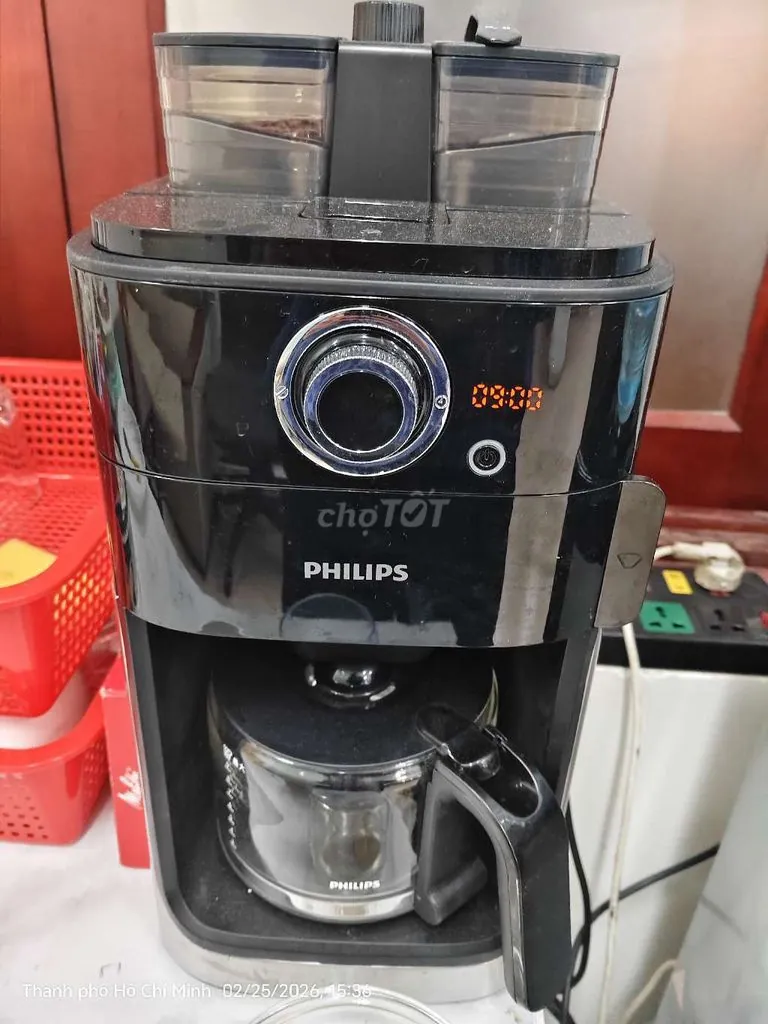 Máy pha cà phê Philips HD7762 Đen