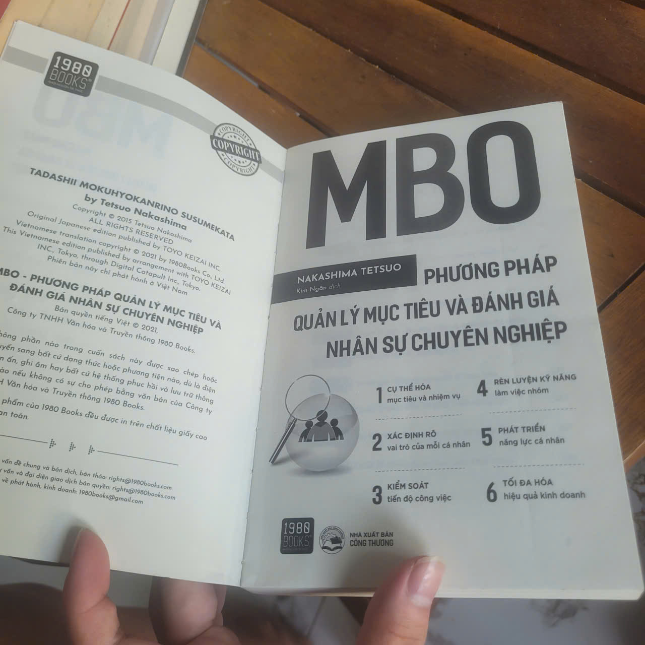MBO - Phương pháp quản lý mục tiêu và đánh giá nhân sự chuyên nghiệp	Nakashima Tetsuo 521371
