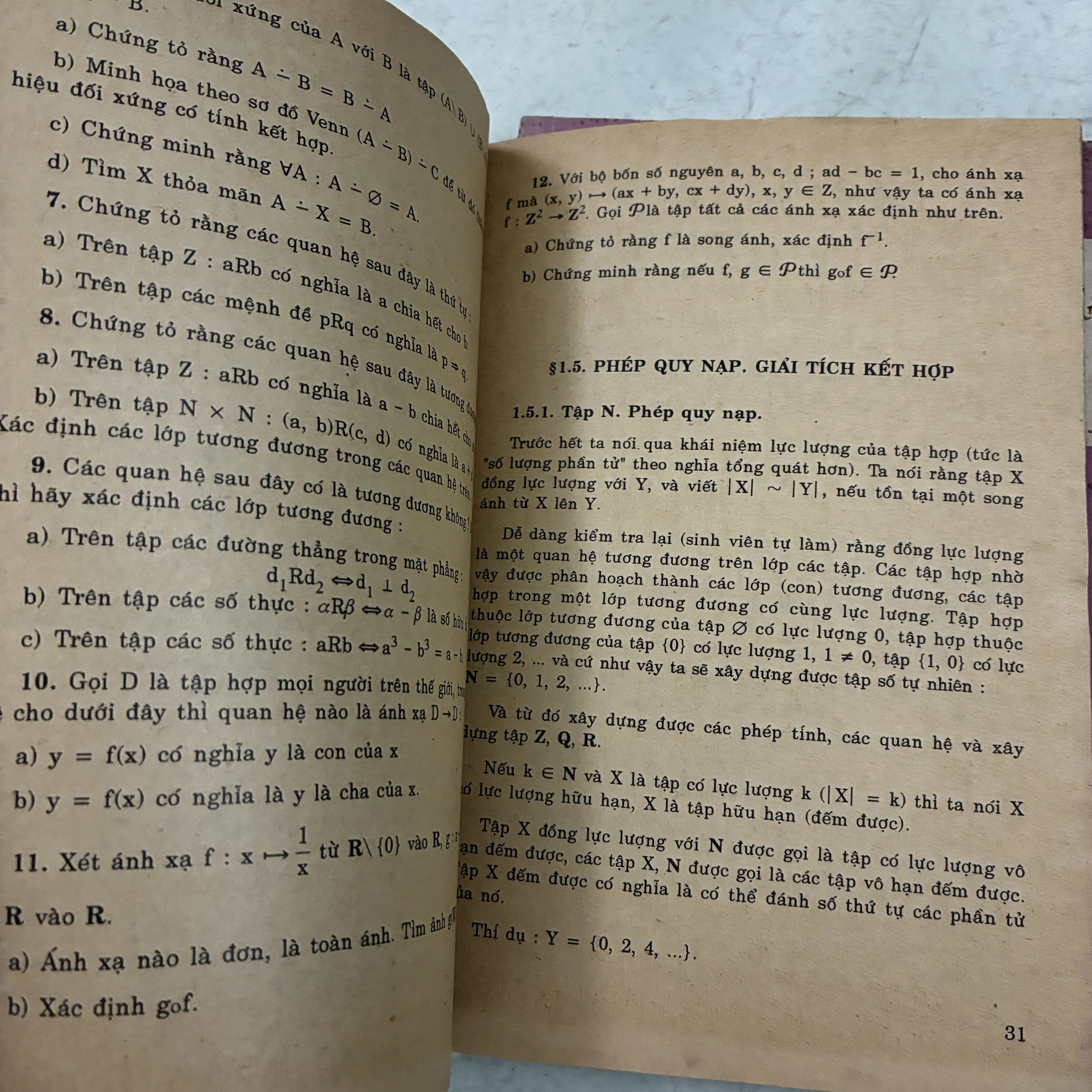 Toán học cao cấp Tập 1 (2 phần) 1005548
