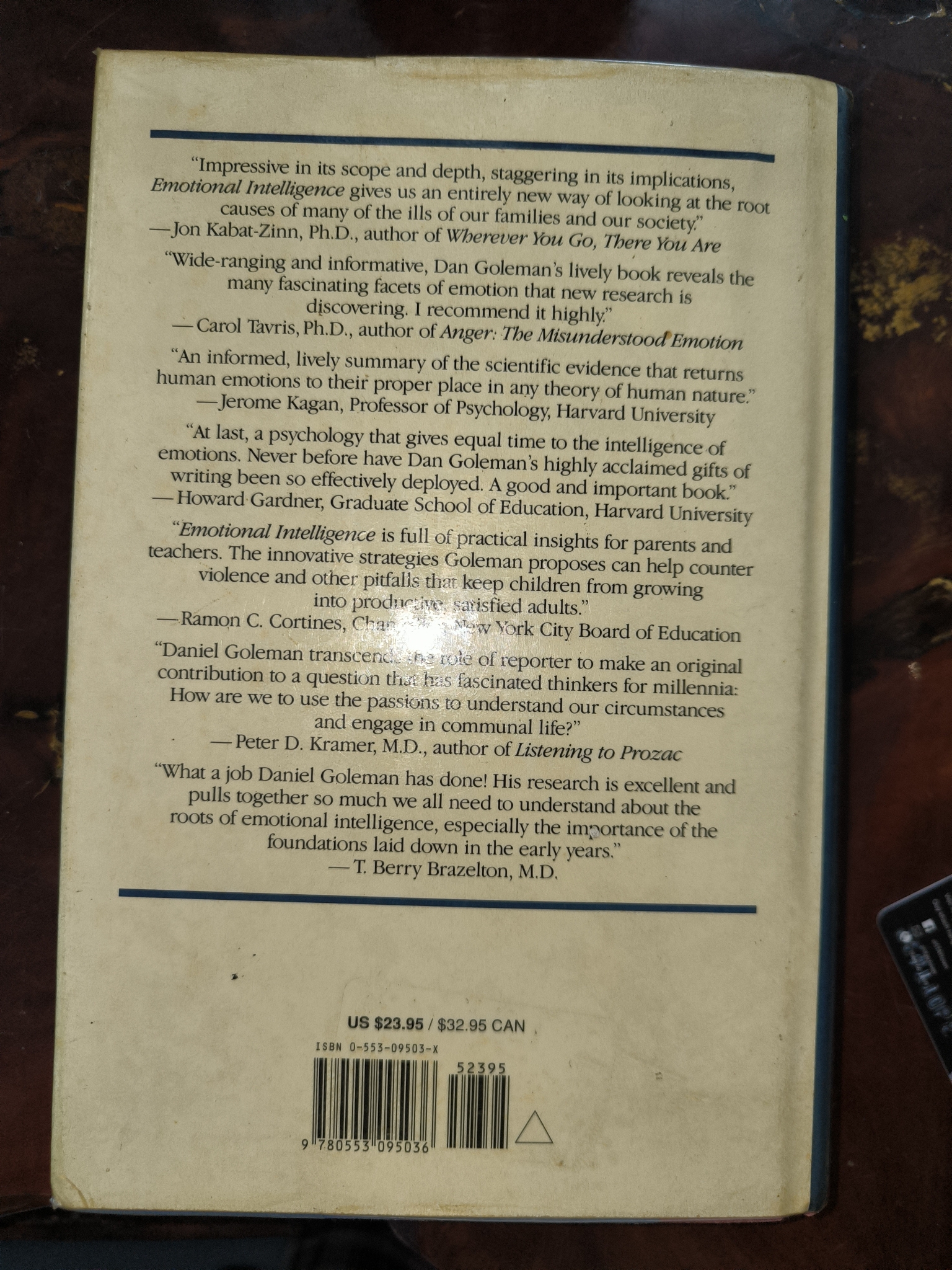 Emotional Intelligence (Hardcover) - Daniel Goleman 379080