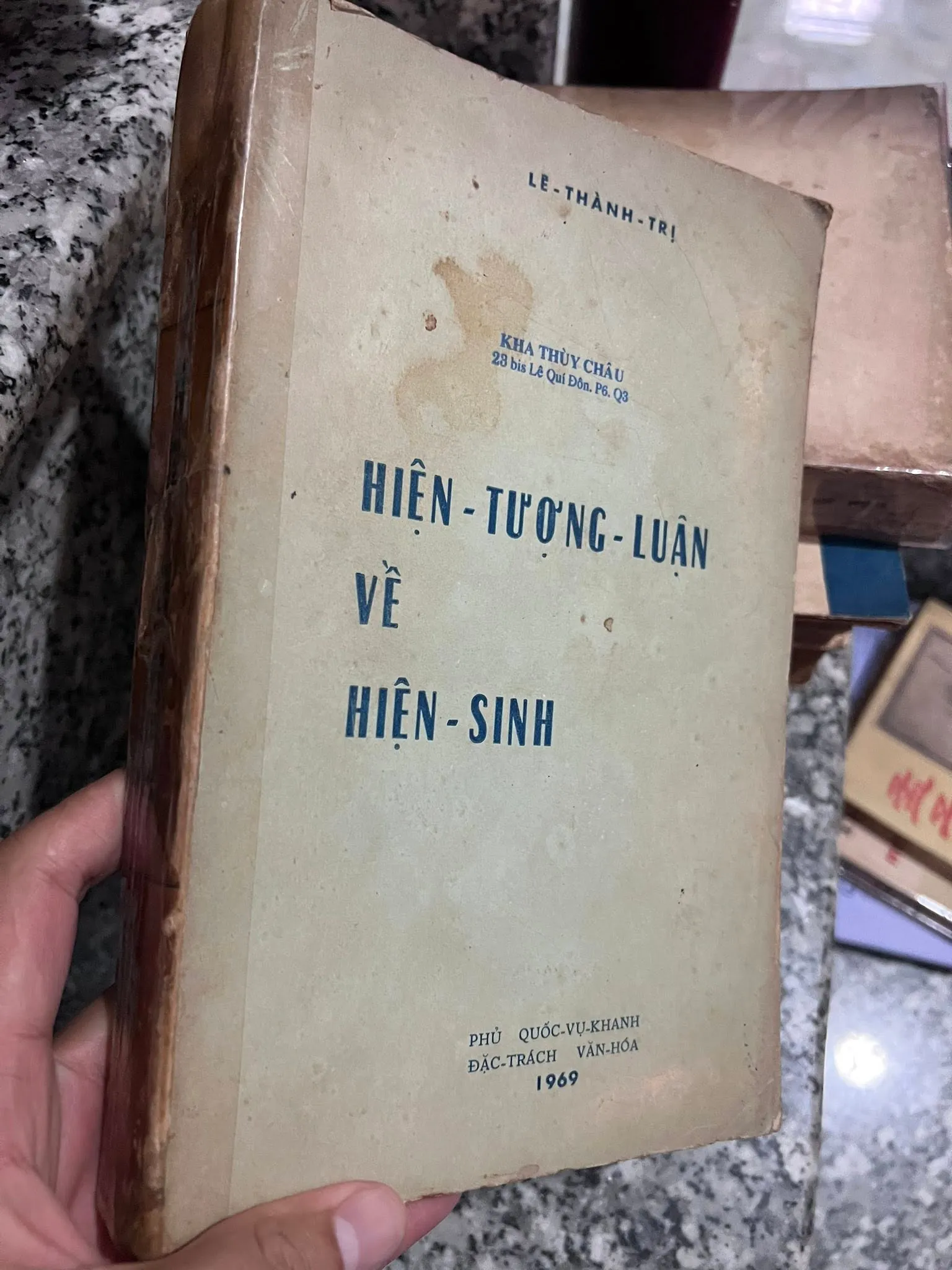 HIỆN TƯỢNG LUẬN VỀ HIỆN SINH - LÊ THÀNH TRỊ