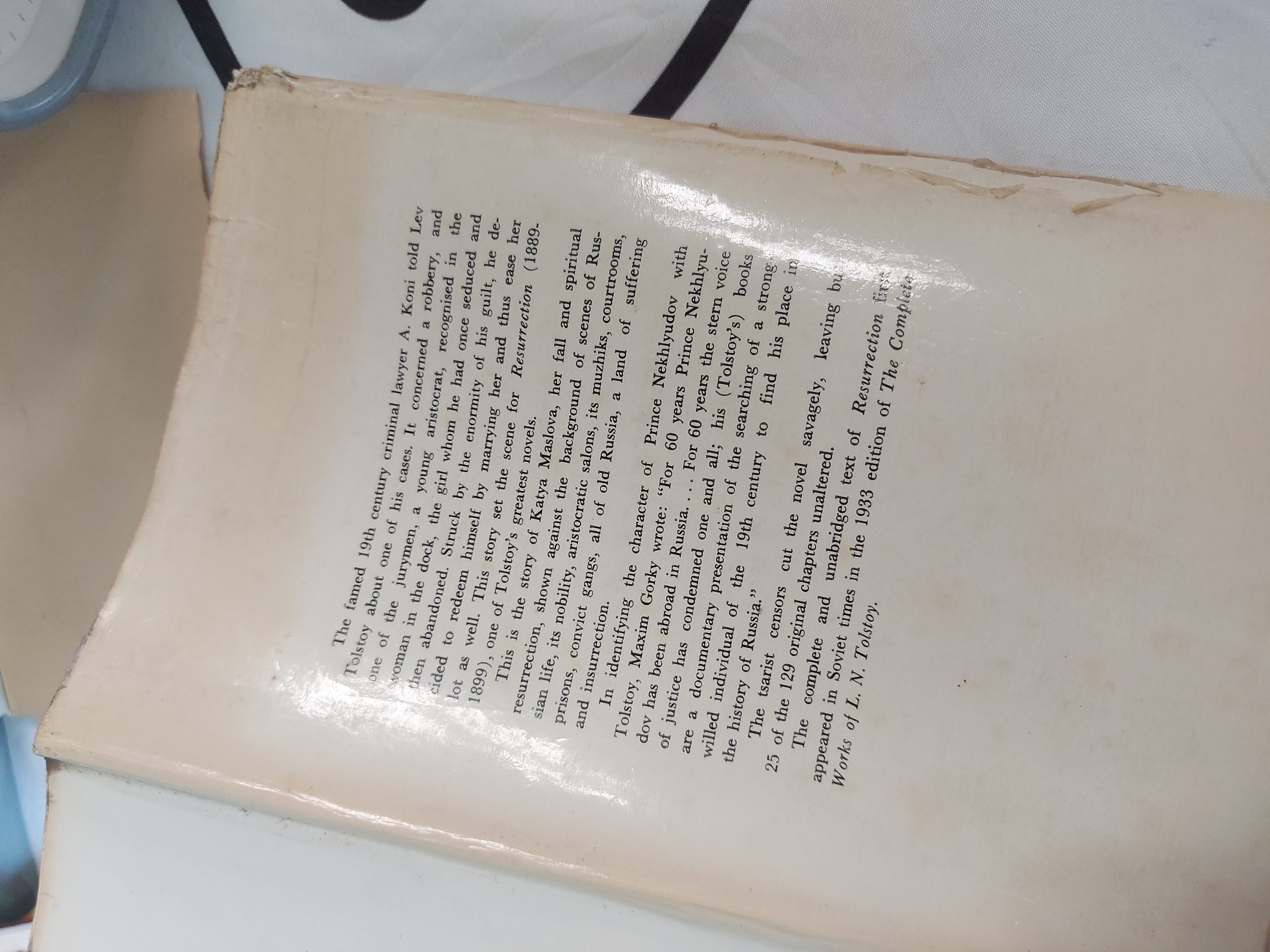 [Ngoại văn] - RESURRECTION - L. TOLSTOY 493449