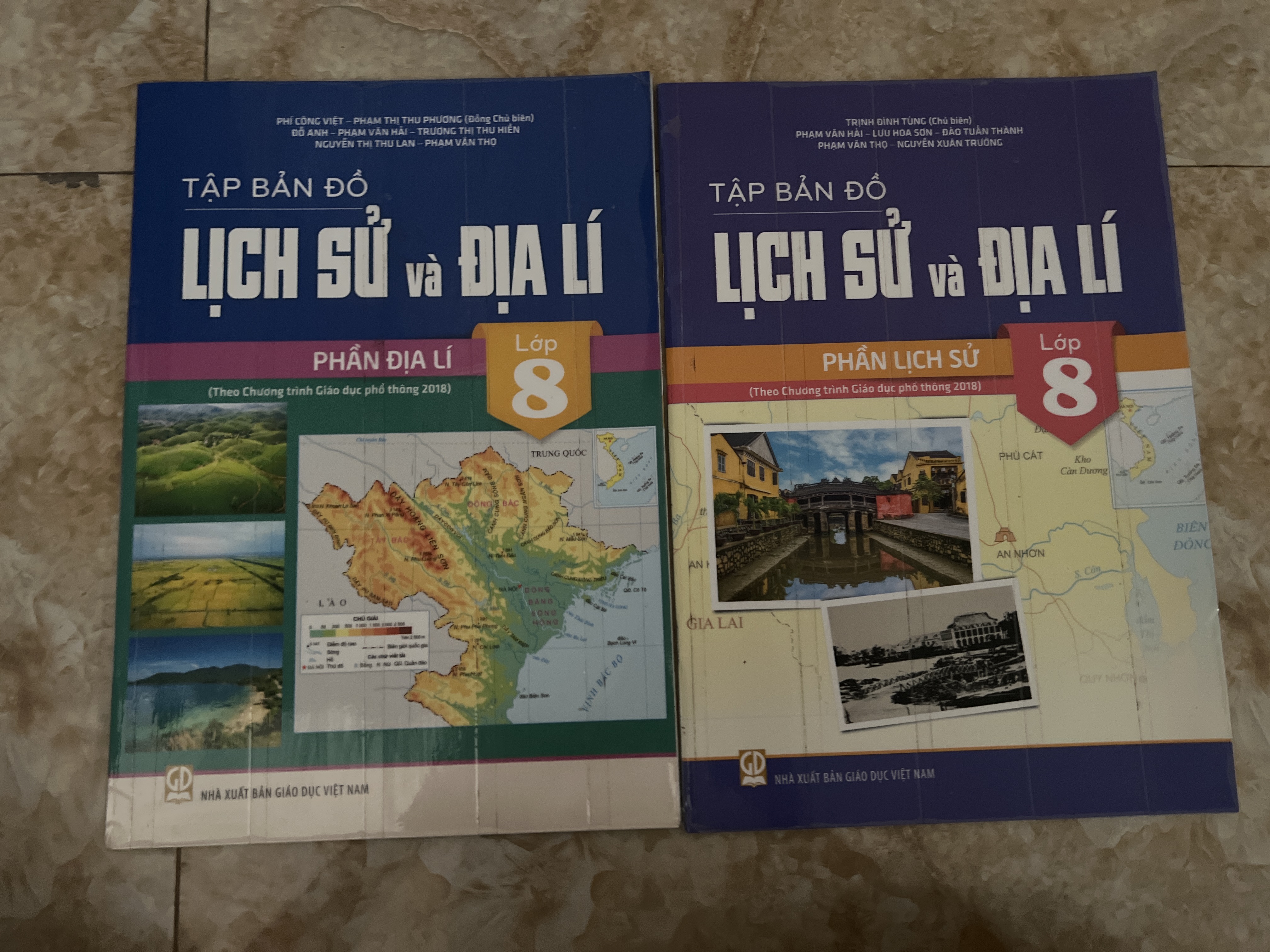 Combo sách lịch sử địa lí 8