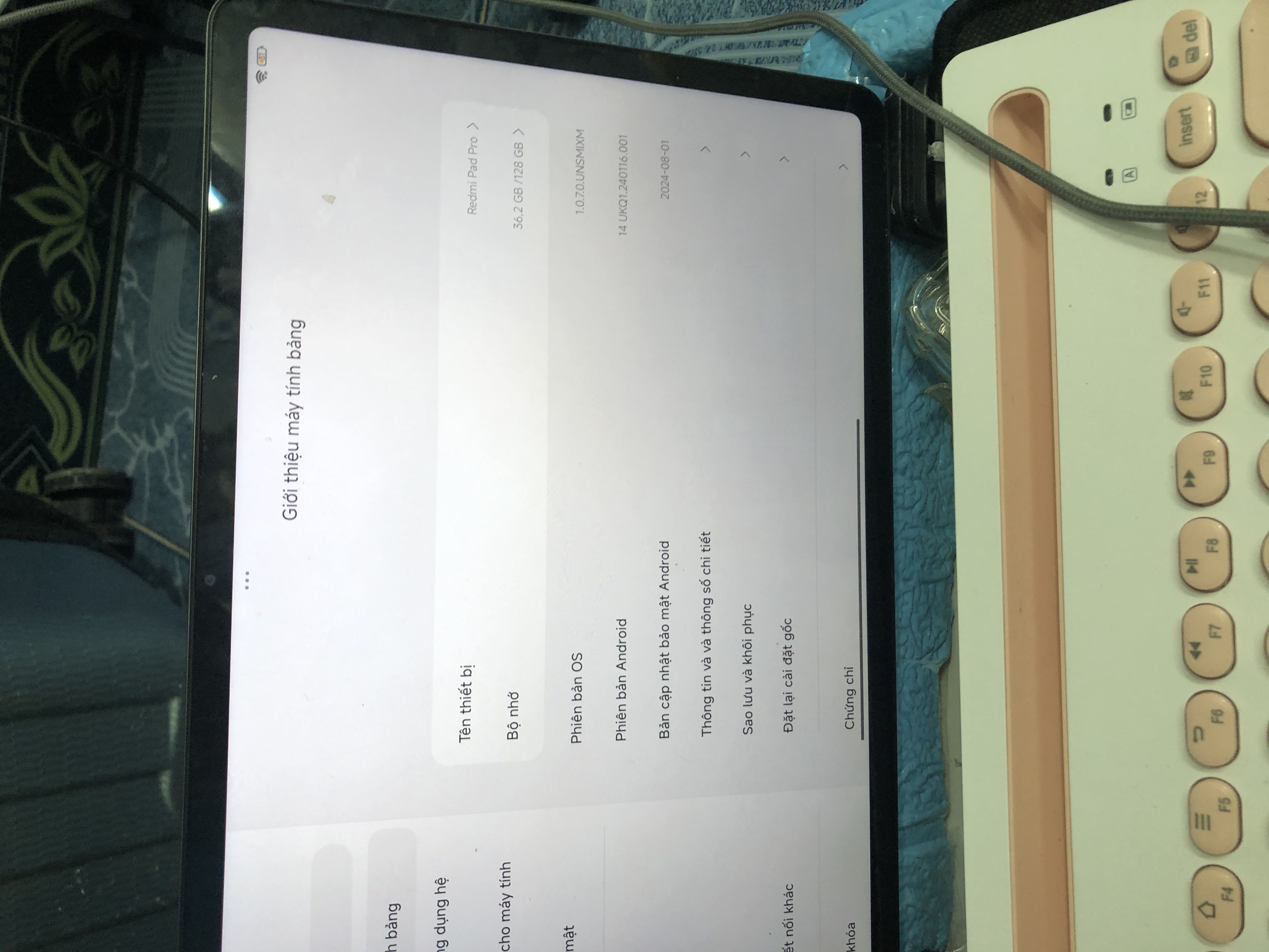 Redmi pad pro 12.1 2024 pin 10000w , 283868