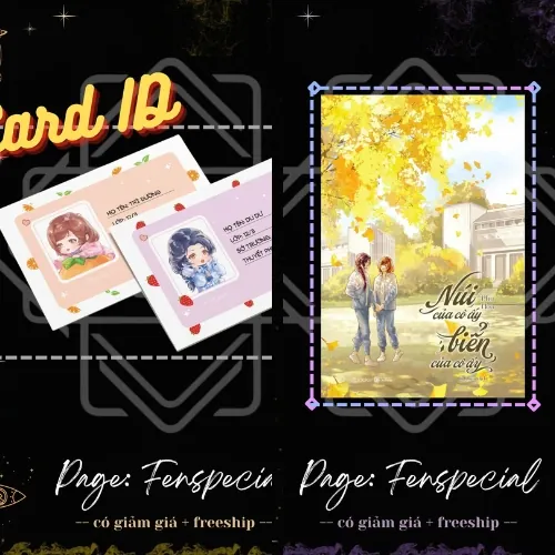 Sách + Card ID - Núi Của Cô Ấy, Biển Của Cô Ấy + Quà Random 1tr - Fenspecial