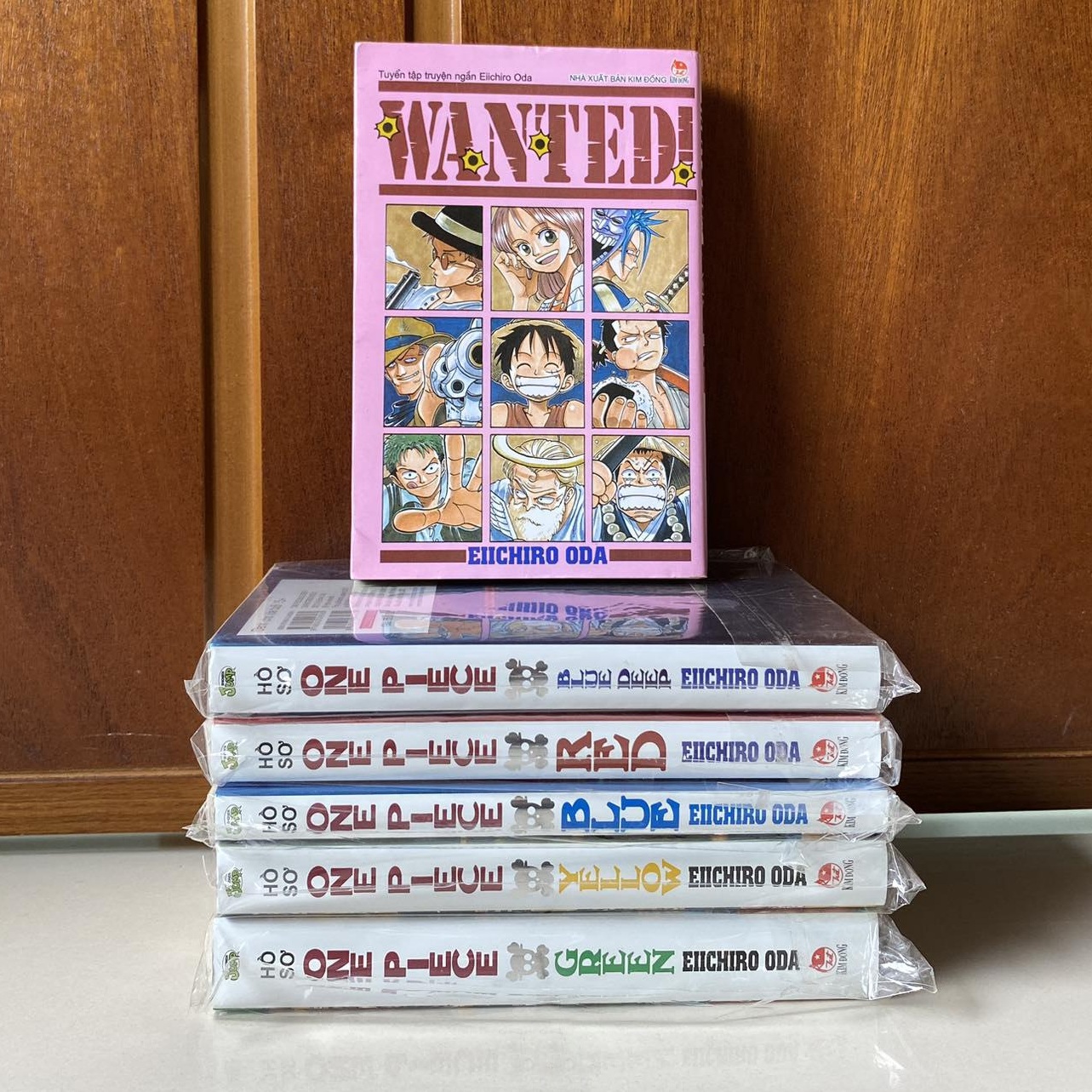 One Piece Red/ Blue/ Yellow/ Green/ Wanted [Eiichiro Oda] Combo 5 Tập [Truyện Tranh Manga]