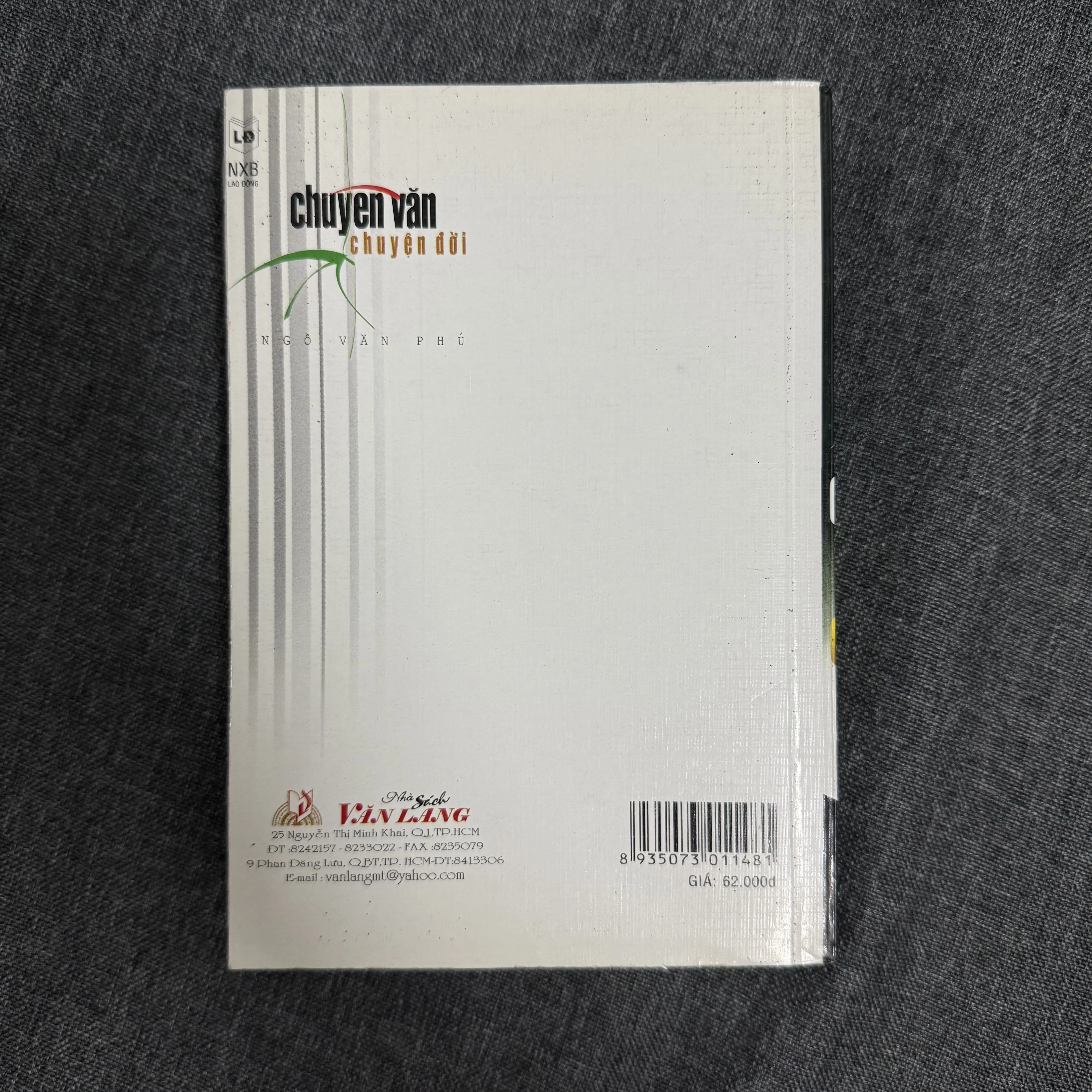 Chuyện văn chuyện đời - Ngô Văn Phú 1000927