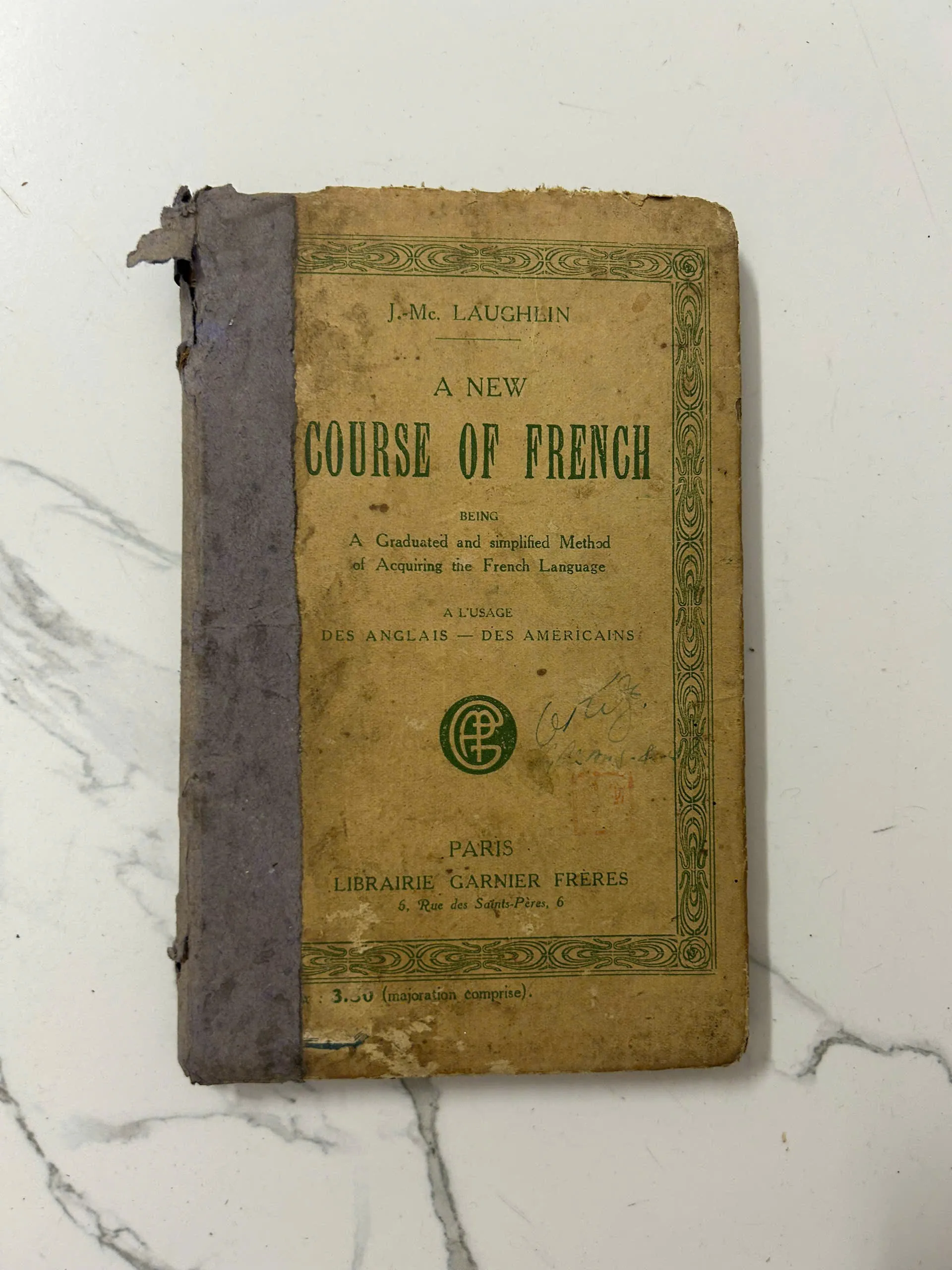 A New Course of French (1918)– J. Mc. Laughlin