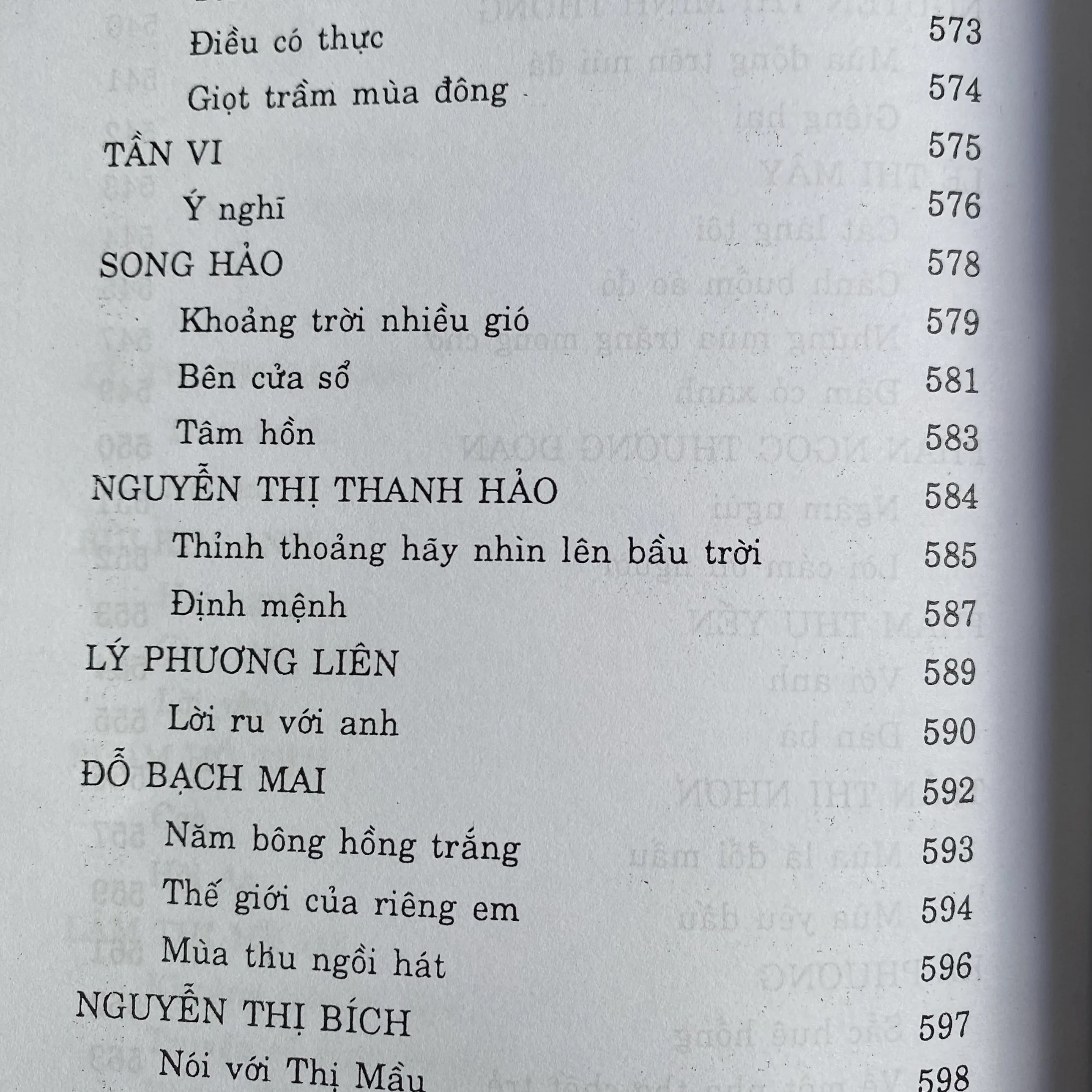 TUYỂN THƠ TÁC GIẢ NỮ VIỆT NAM  752812
