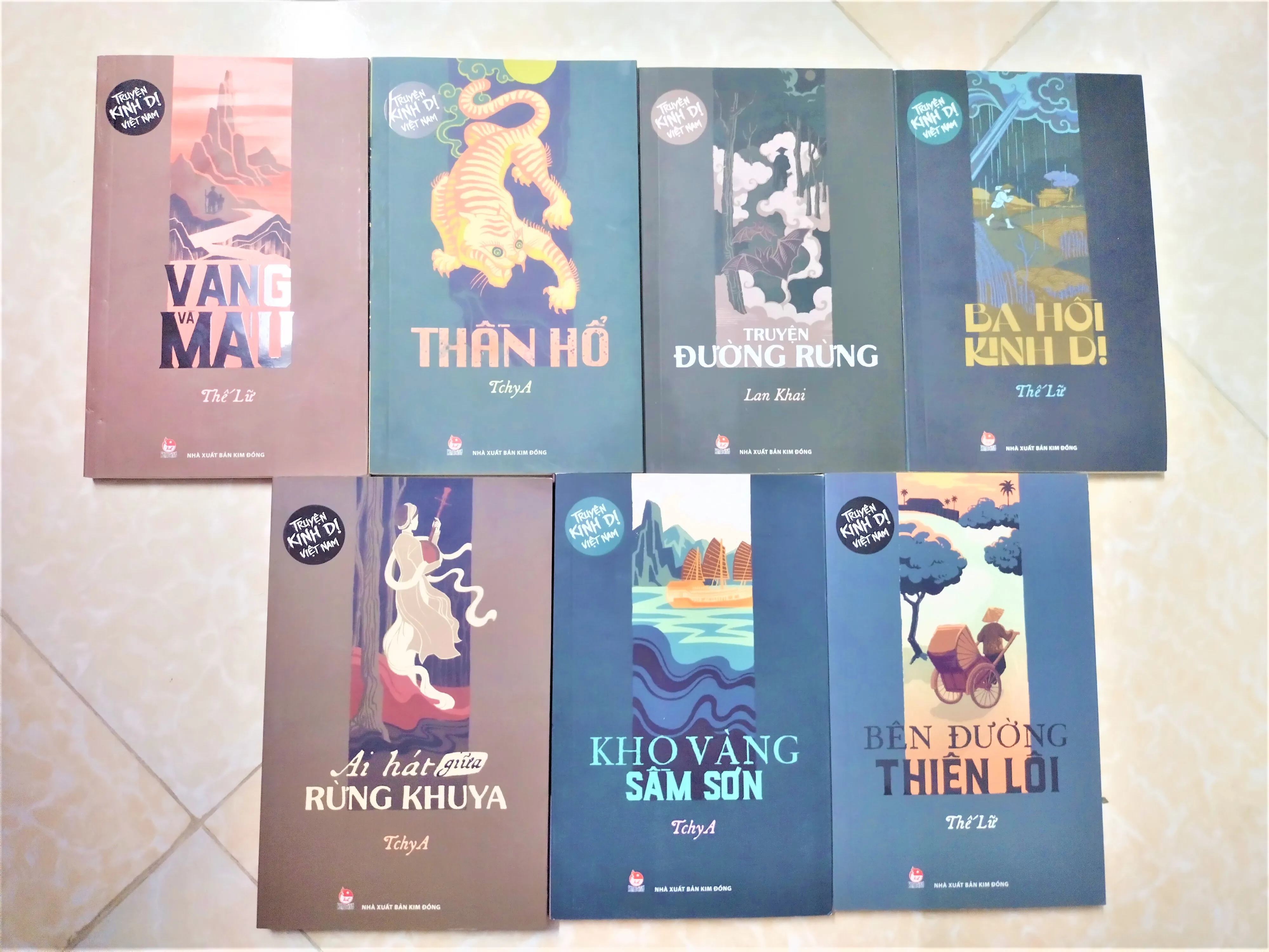 Sách: Bộ truyện kinh dị Việt Nam (7 cuốn) - Nhiều tác giả