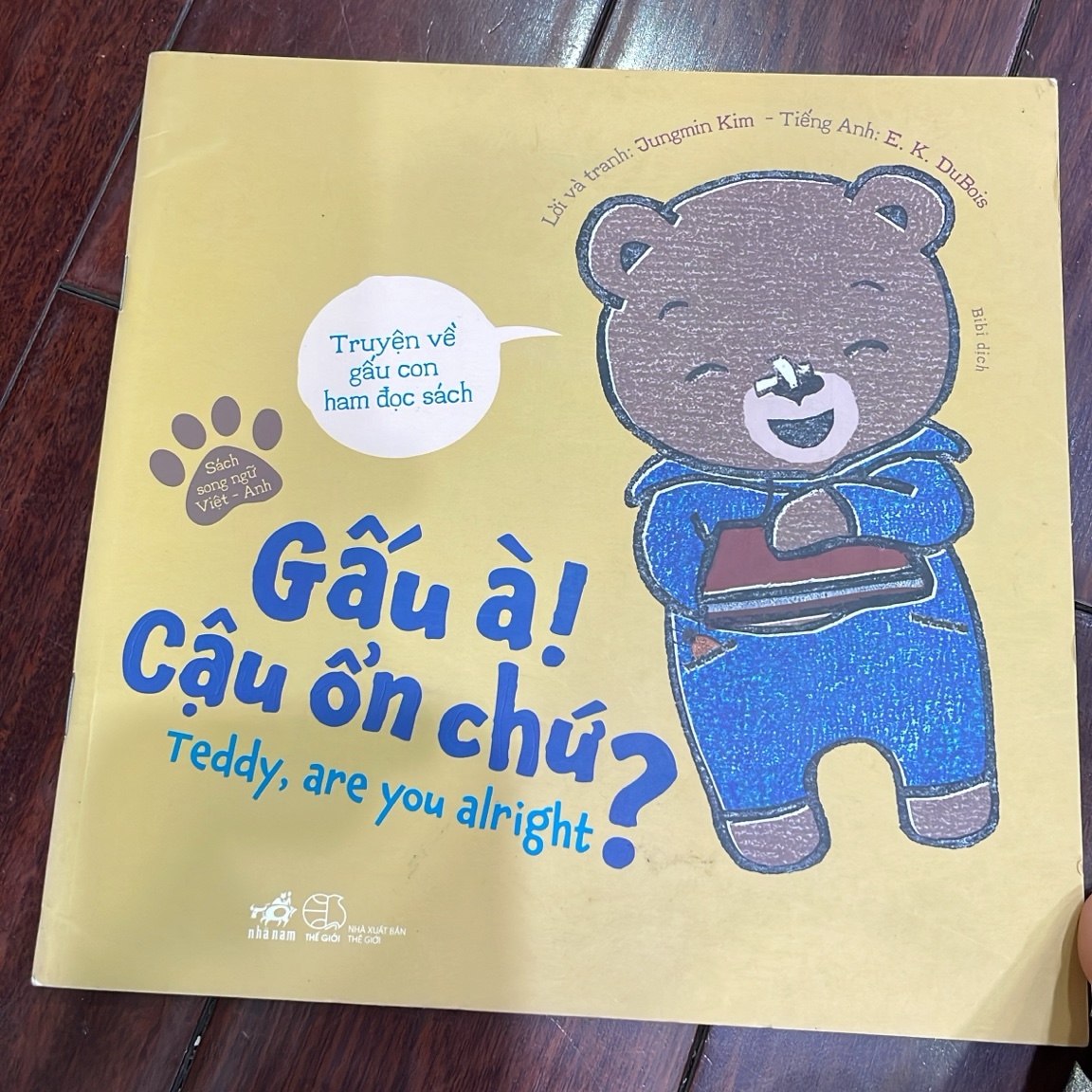 Gấu à cậu ổn chứ - song ngữ anh việt - sách trẻ em tập đọc 