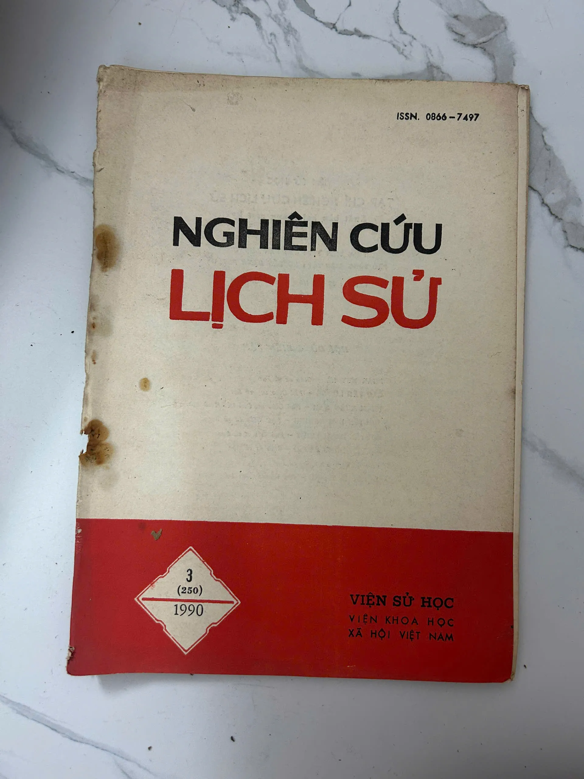 Tạp chí Nghiên cứu Lịch sử (Số 3 năm 1990) – Viện Sử học