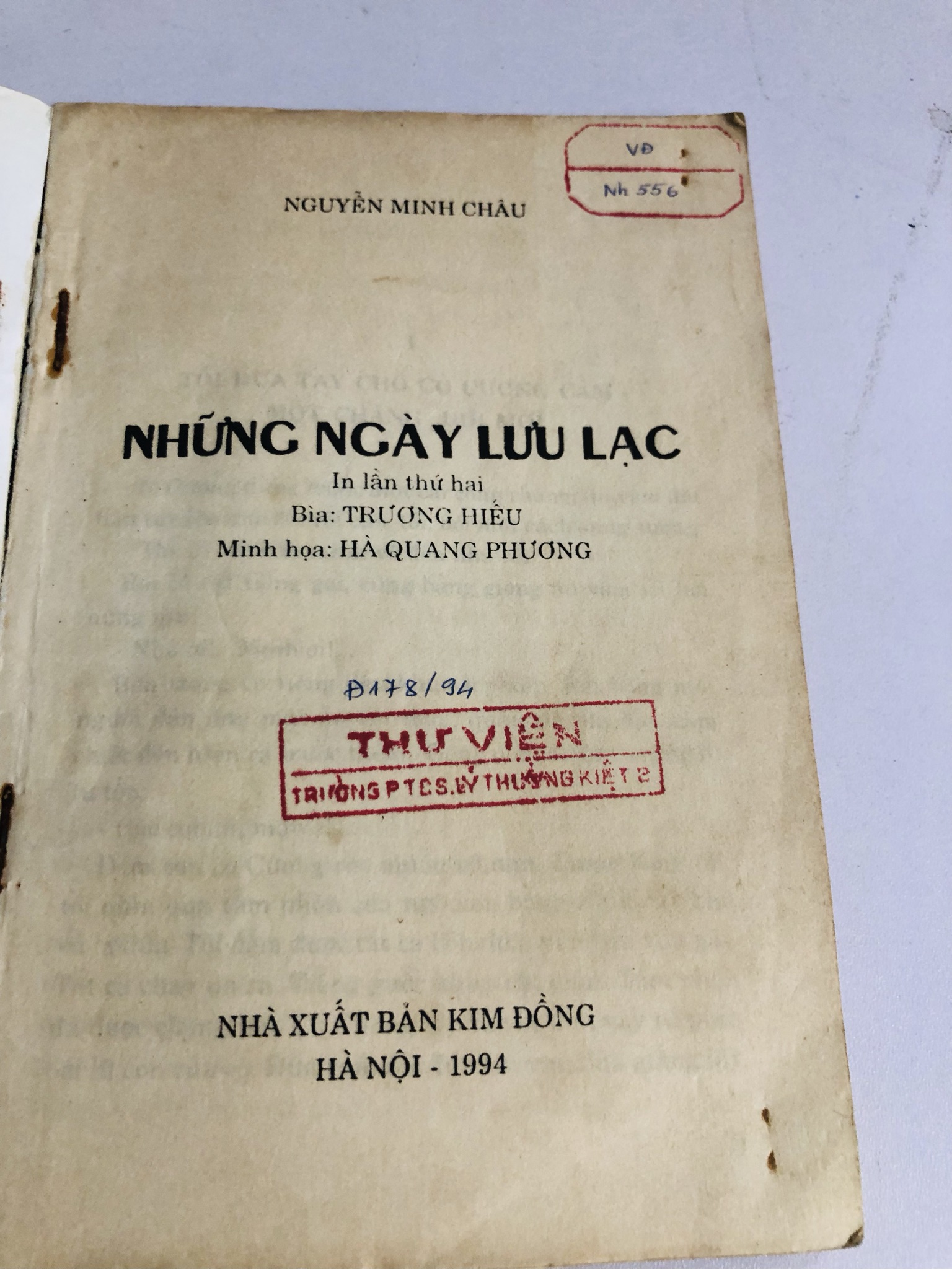 📚 SÁCH NXB KIM ĐỒNG 9x 📖 Những Ngày Lưu Lạc 545971