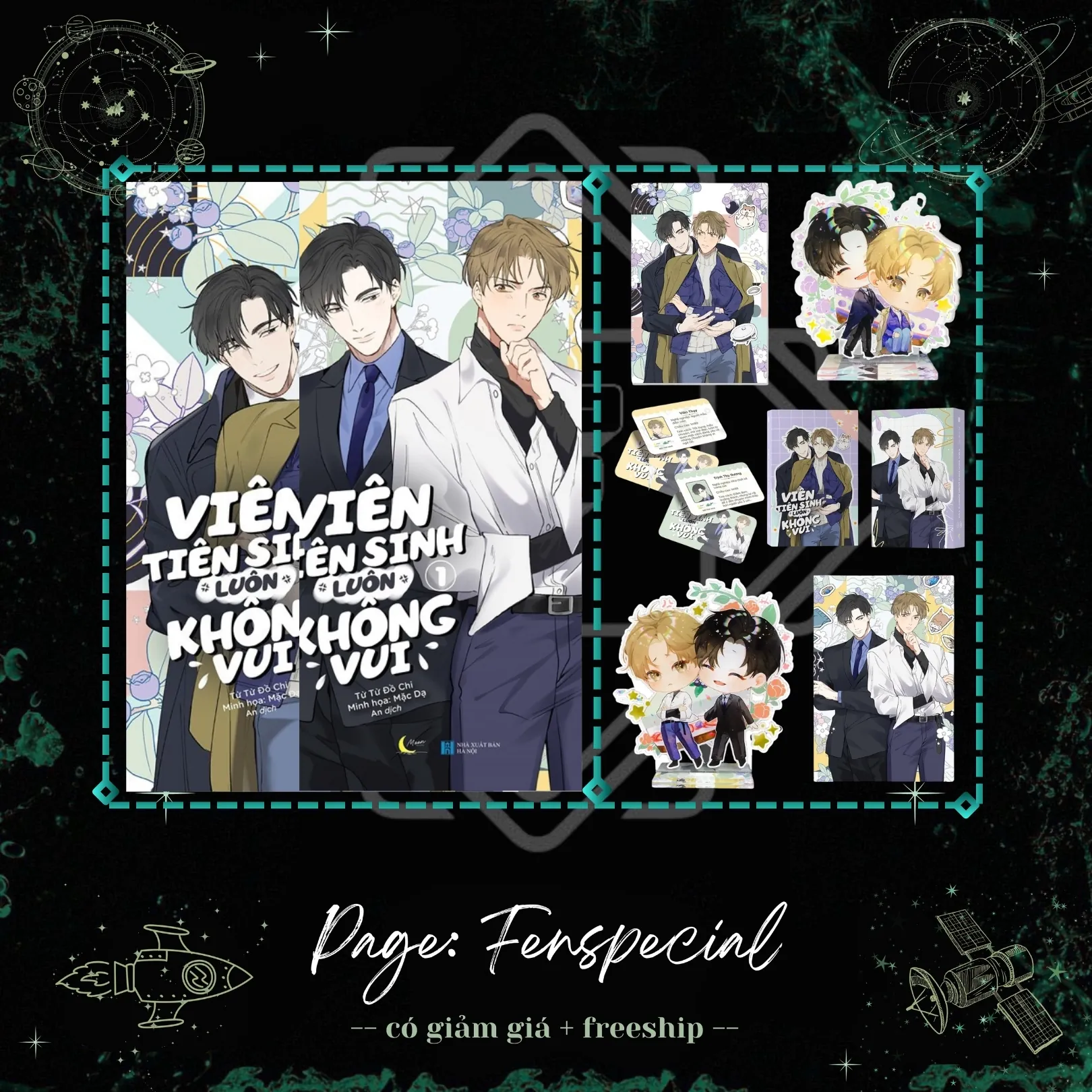 Bản Đặc Biệt - Viên Tiên Sinh Luôn Không Vui - Tập 1, 2 + Quà 300k - Fenspecial