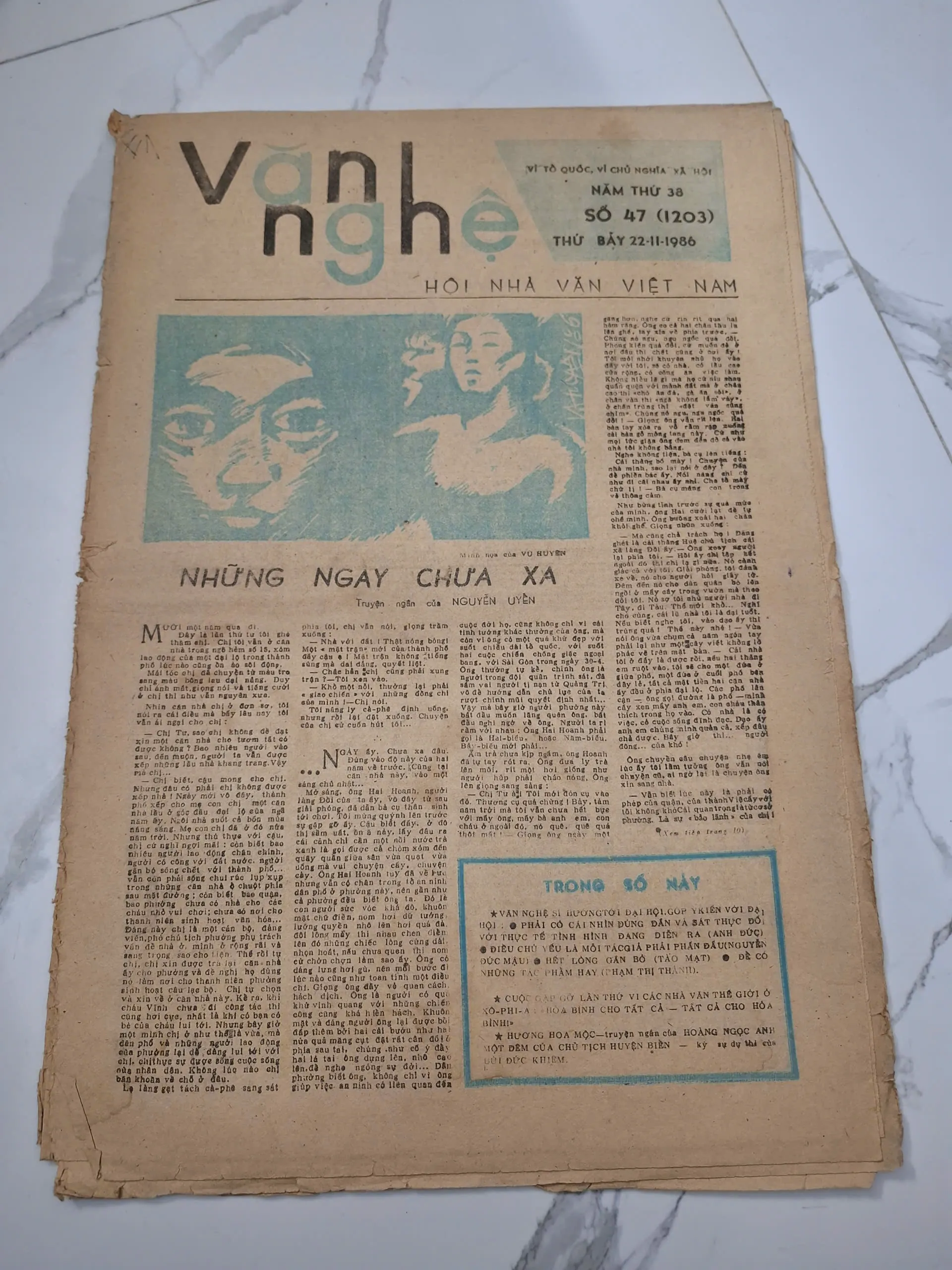 Báo Văn Nghệ Số 47 (22-11-1986) - Nguyễn Uyển - Báo chí, Văn học